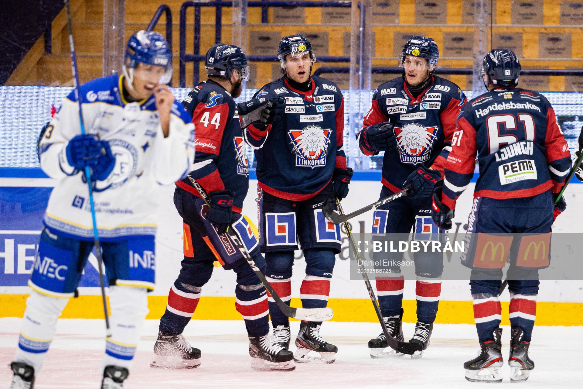 Linköpings Patrick Russel jublar