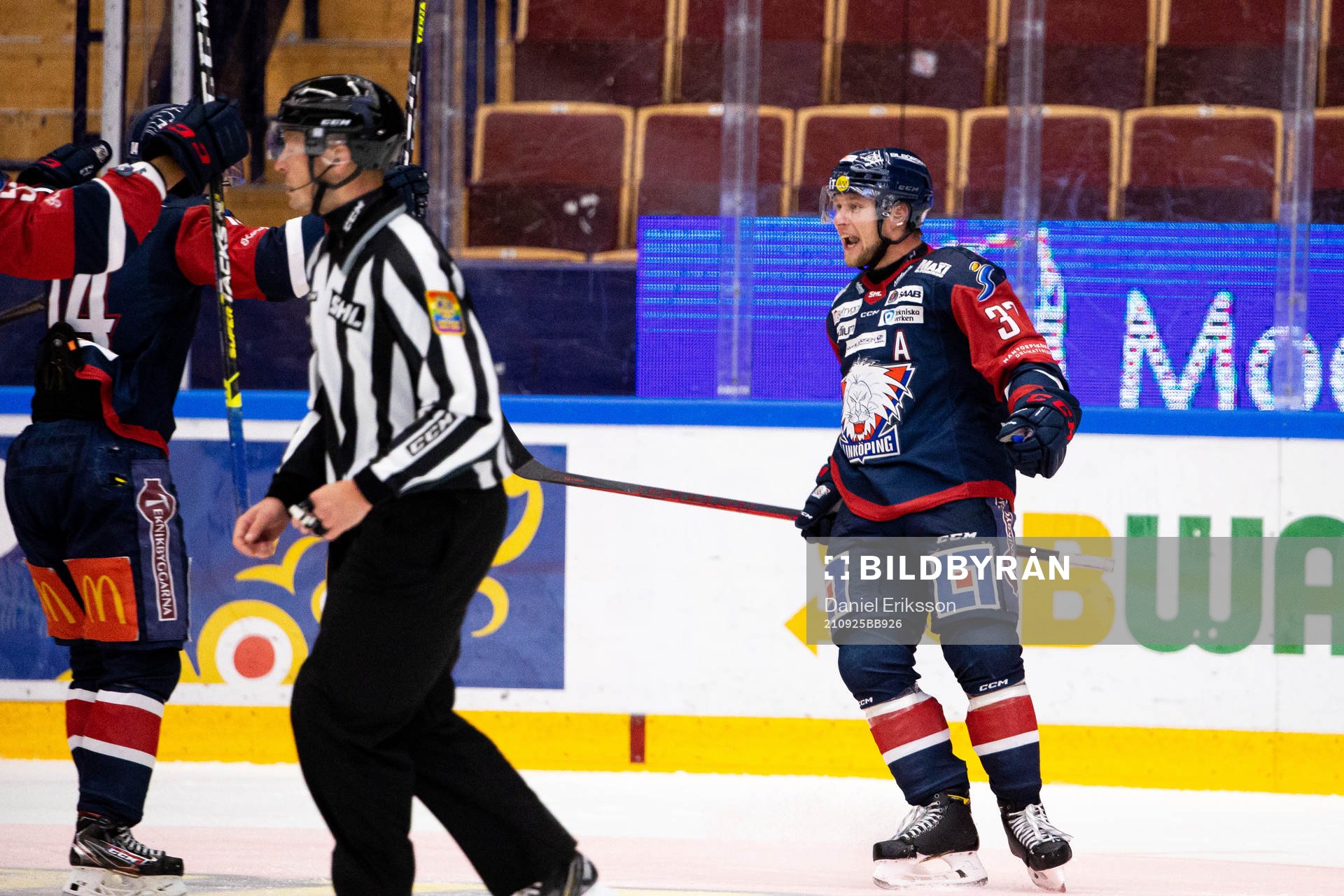 Linköpings Jesper Pettersson jublar