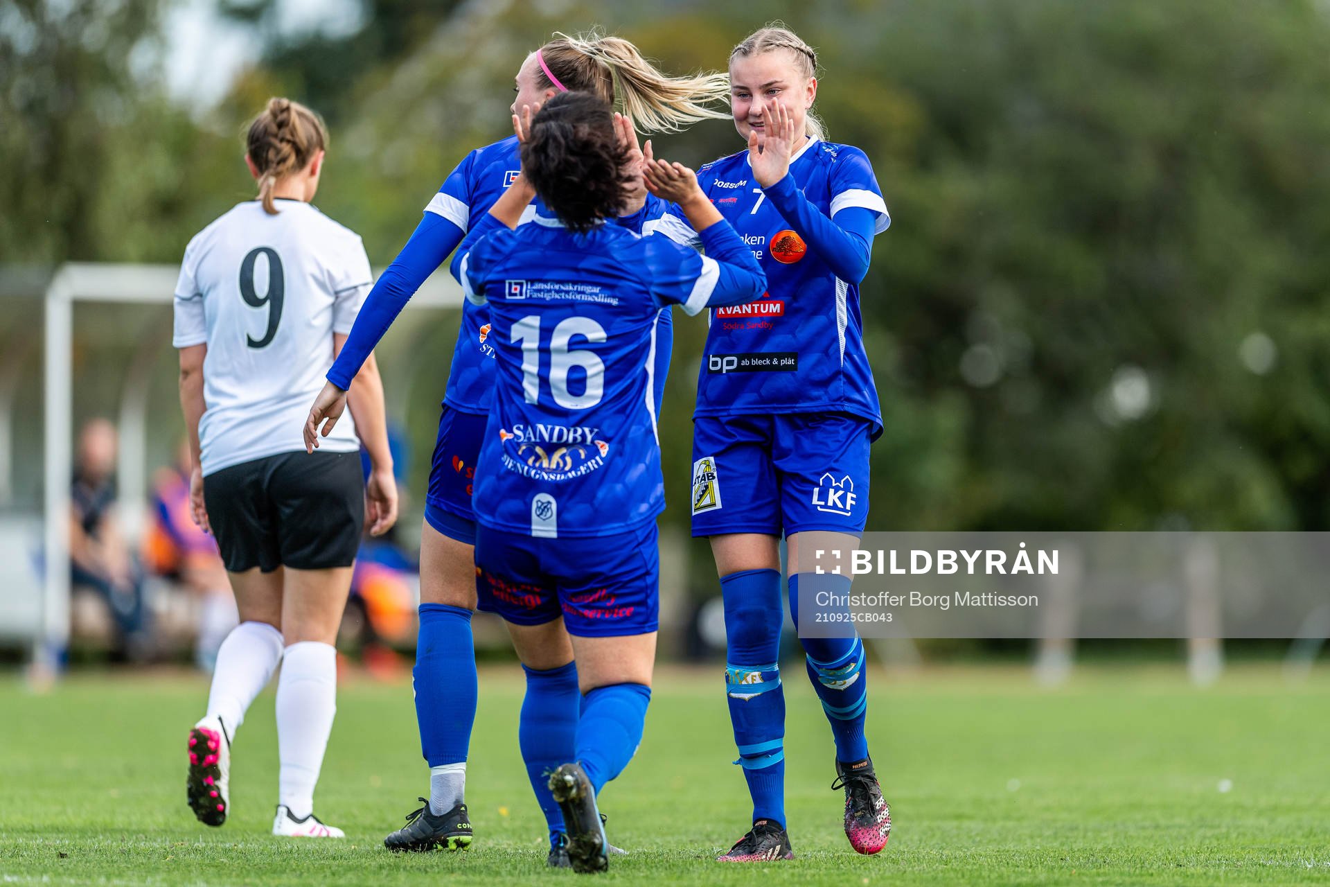 Södra Sandbys Sally Ebba Gertrud Fischer jublar