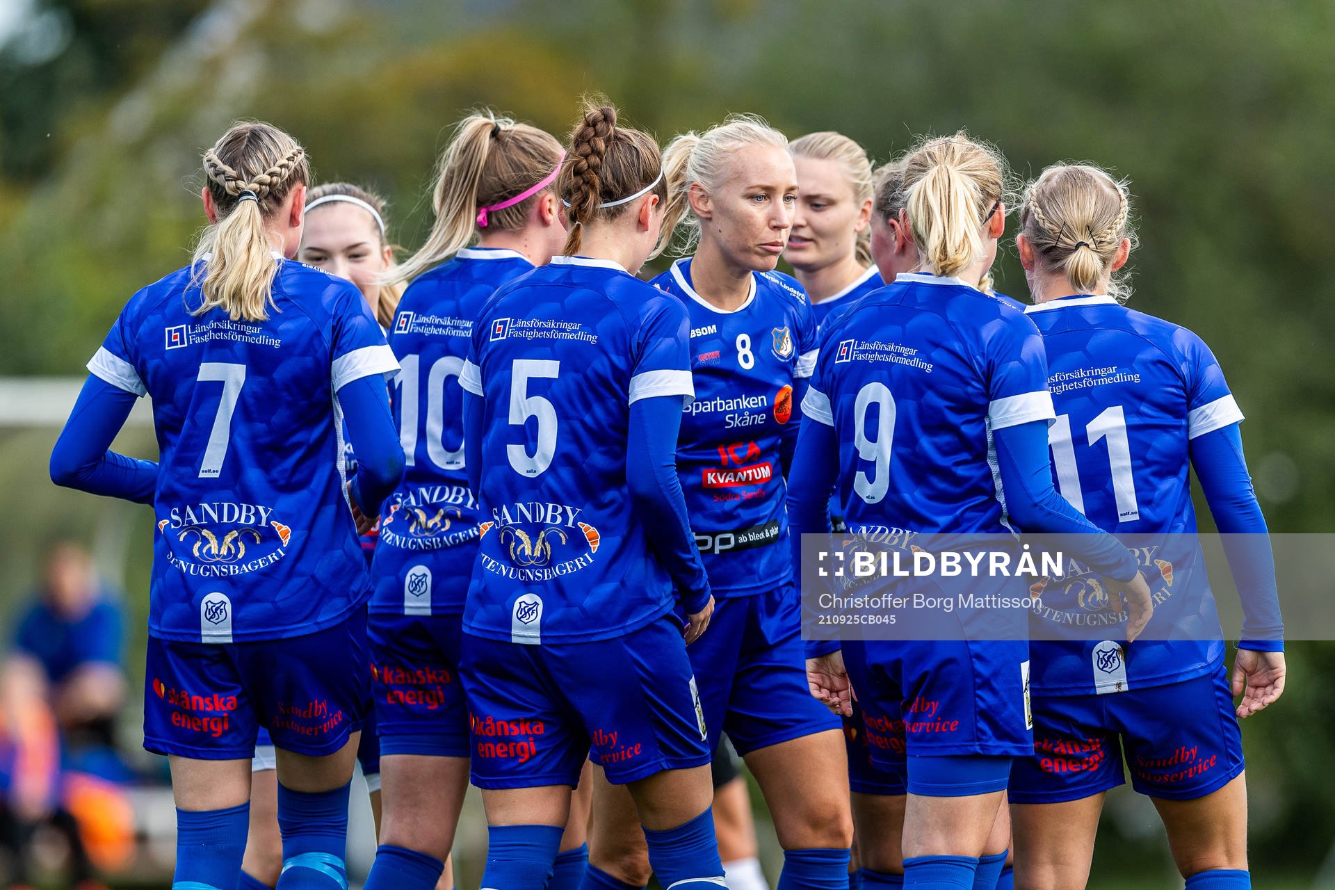 Södra Sandbys Louise Jonsson jublar