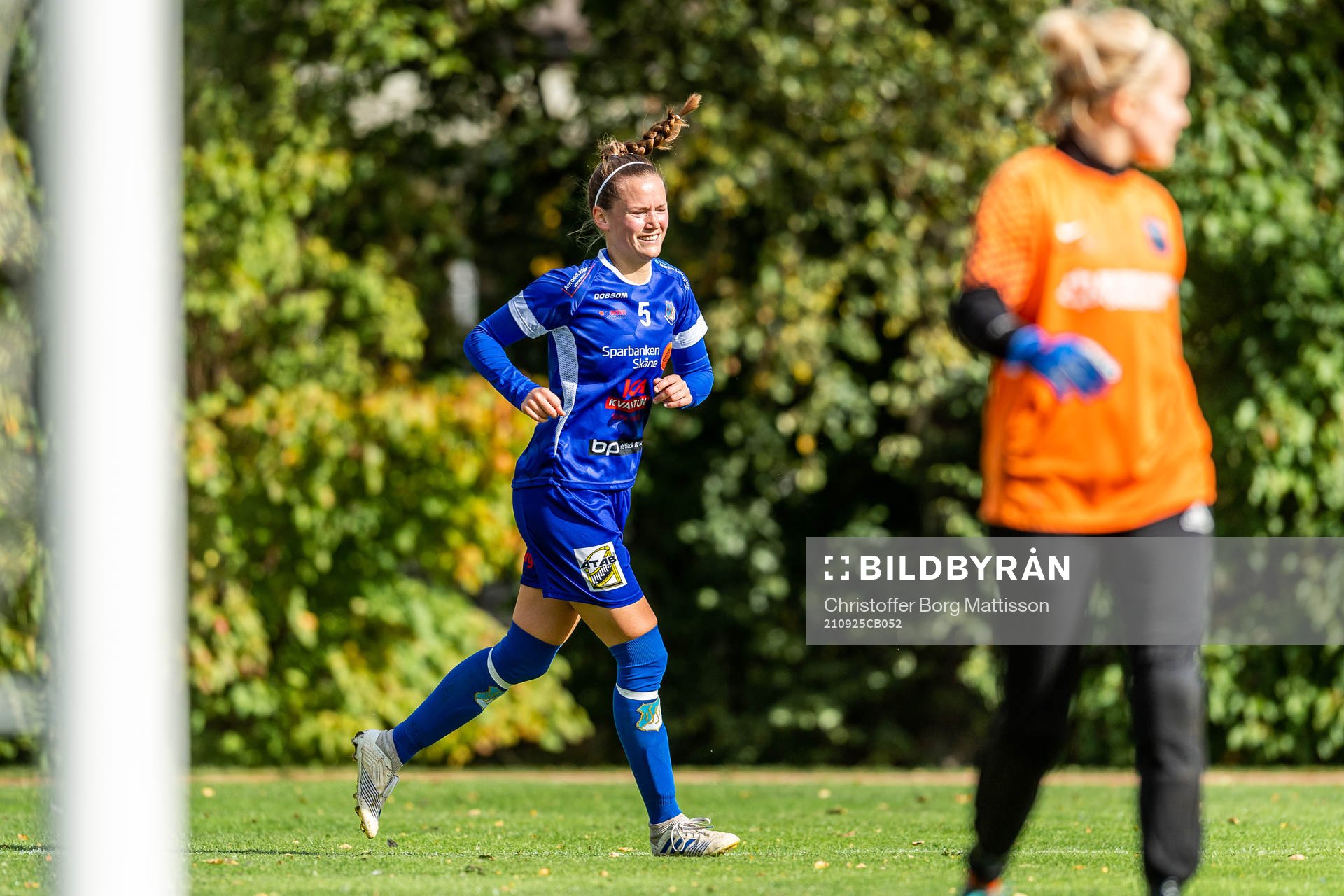 Södra Sandbys Sanna Jeppsson jublar