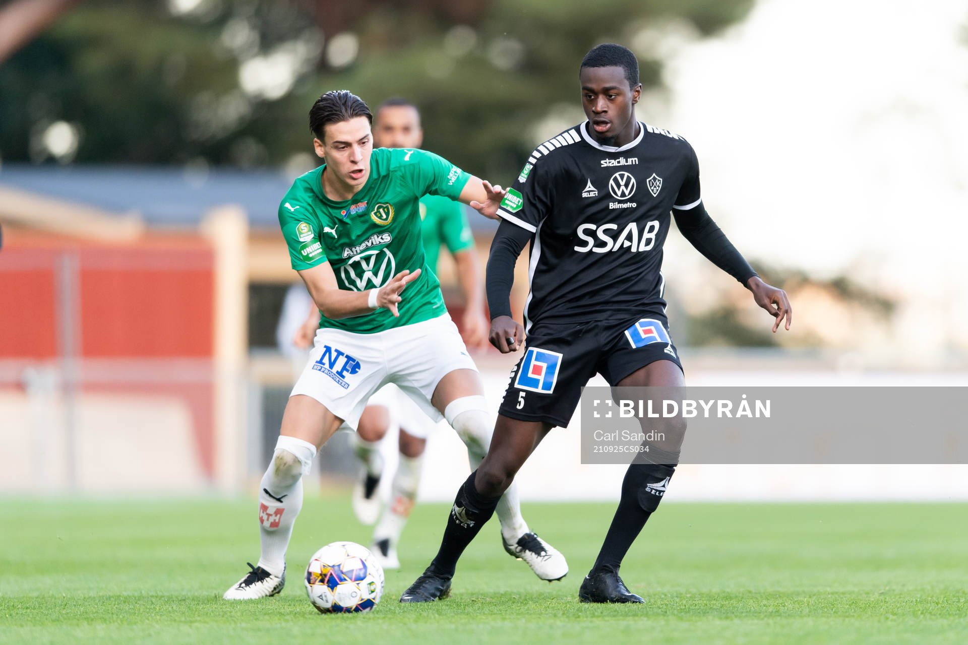 Jönköpings Adam Ben Lamin och Brages Adil Titi