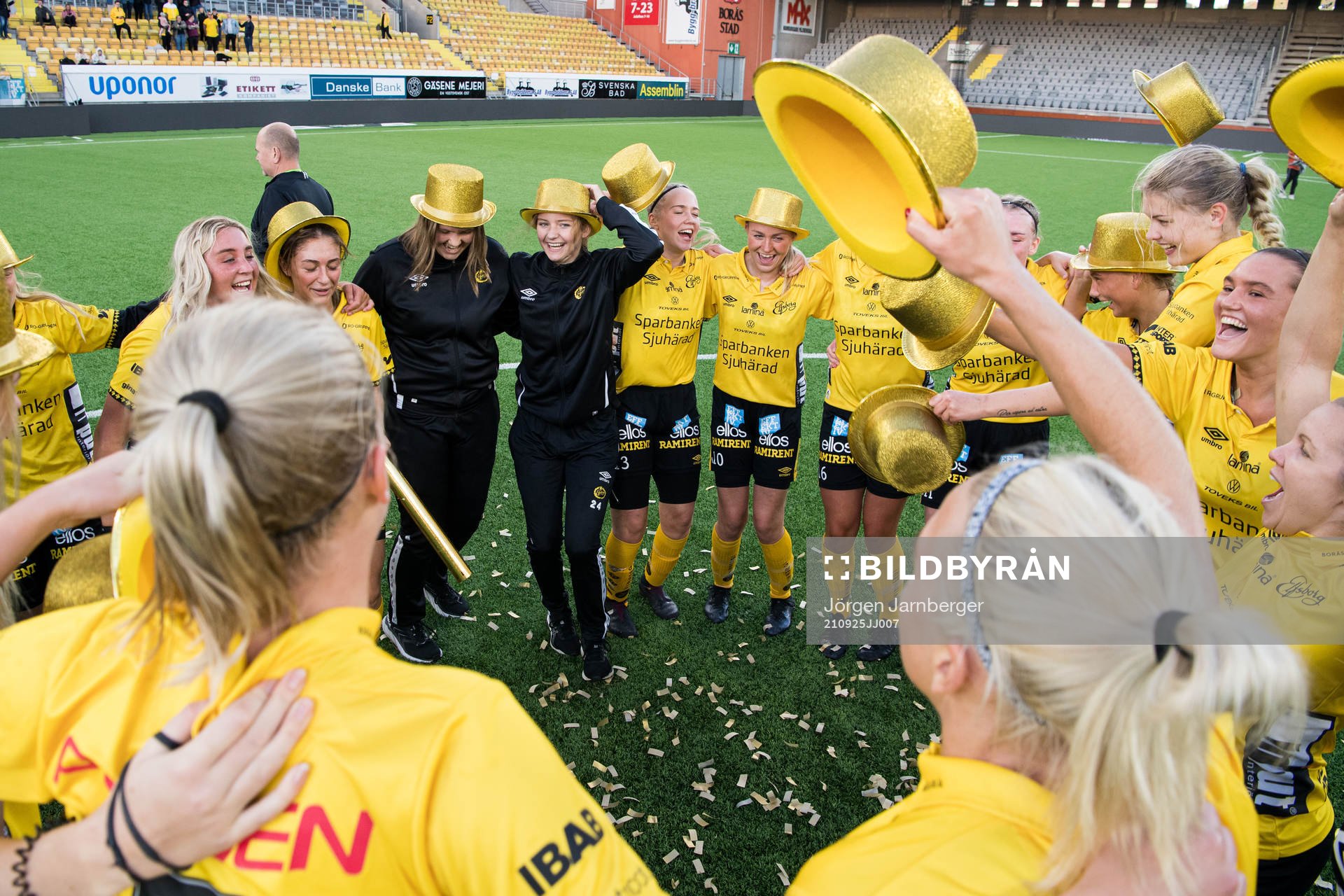 Elfsborgs spelare jublar