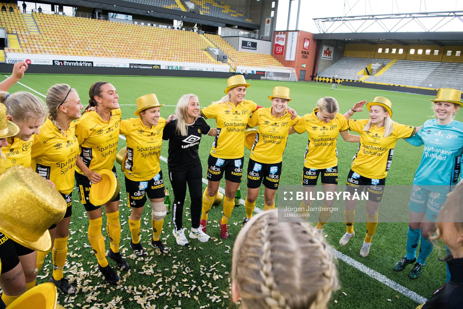 Elfsborgs spelare jublar