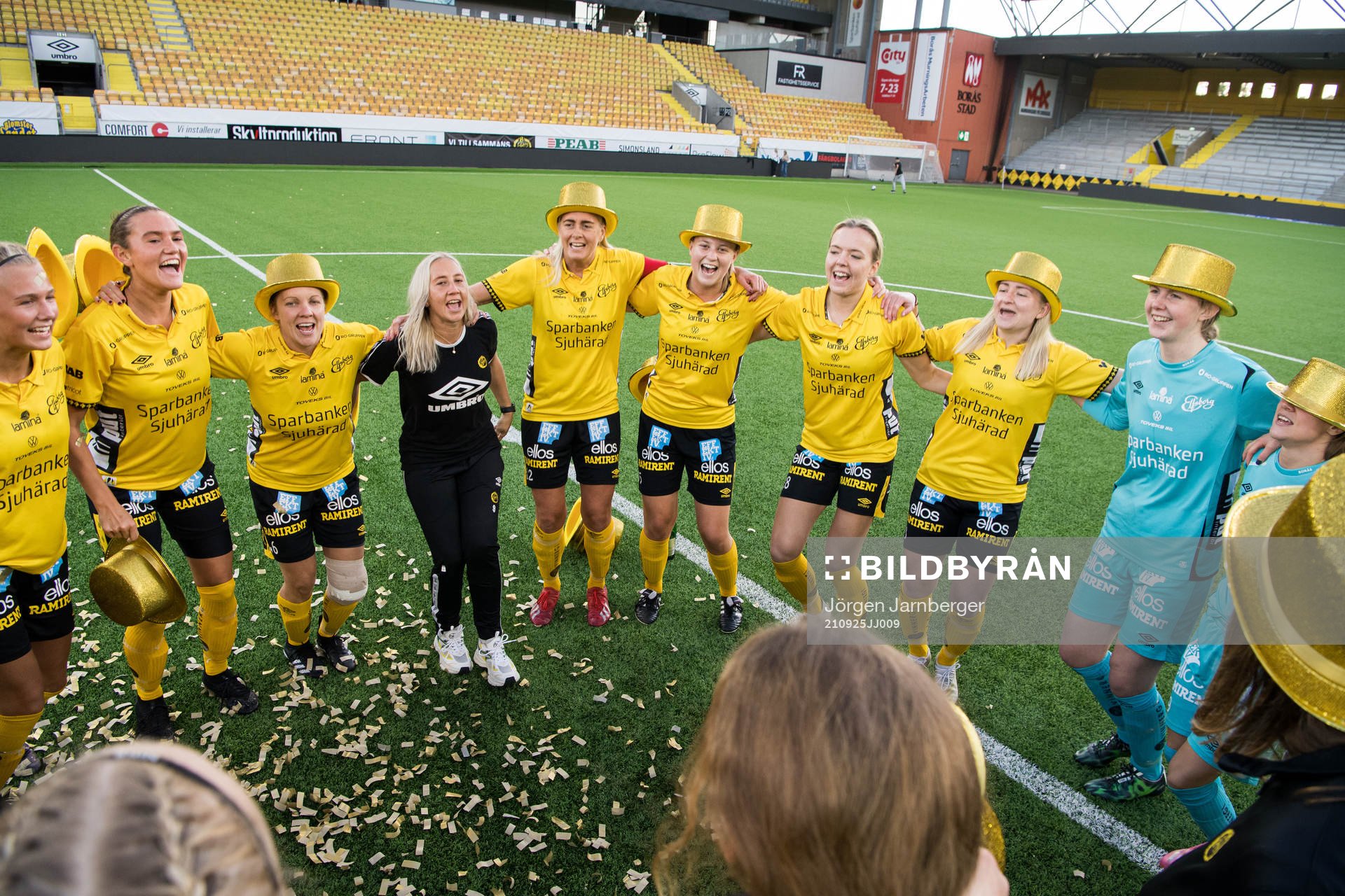 Elfsborgs spelare jublar