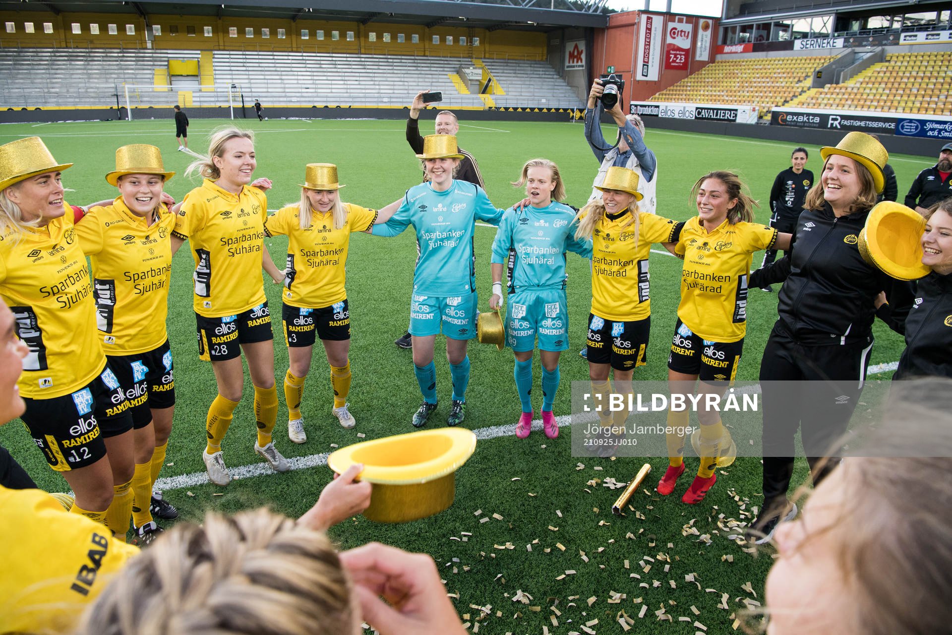 Elfsborgs spelare jublar