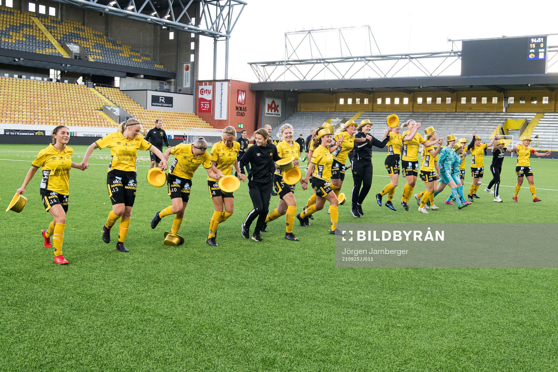 Elfsborgs spelare jublar