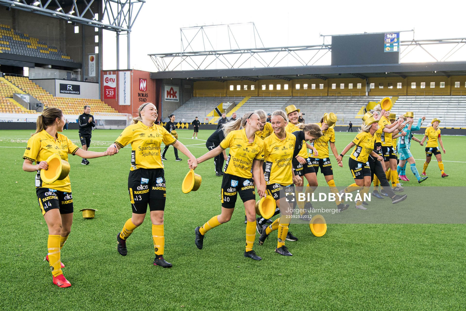 Elfsborgs spelare jublar