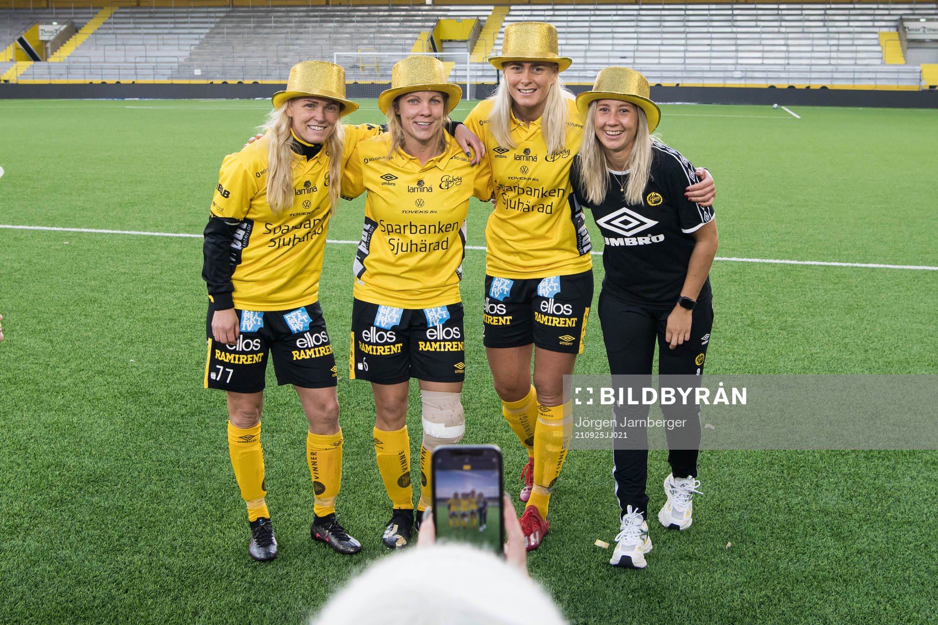 Elfsborgs Sara Jardving, Linda Westberg Carlsson, Ellen