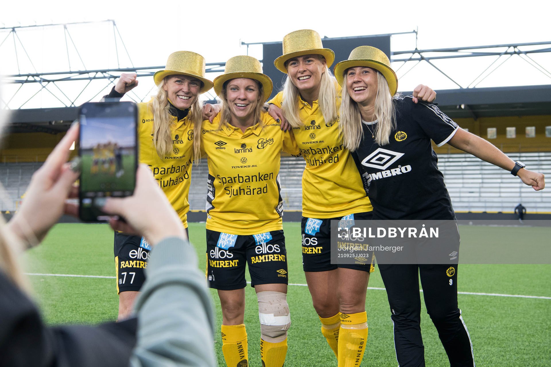 Elfsborgs Sara Jardving, Linda Westberg Carlsson, Ellen