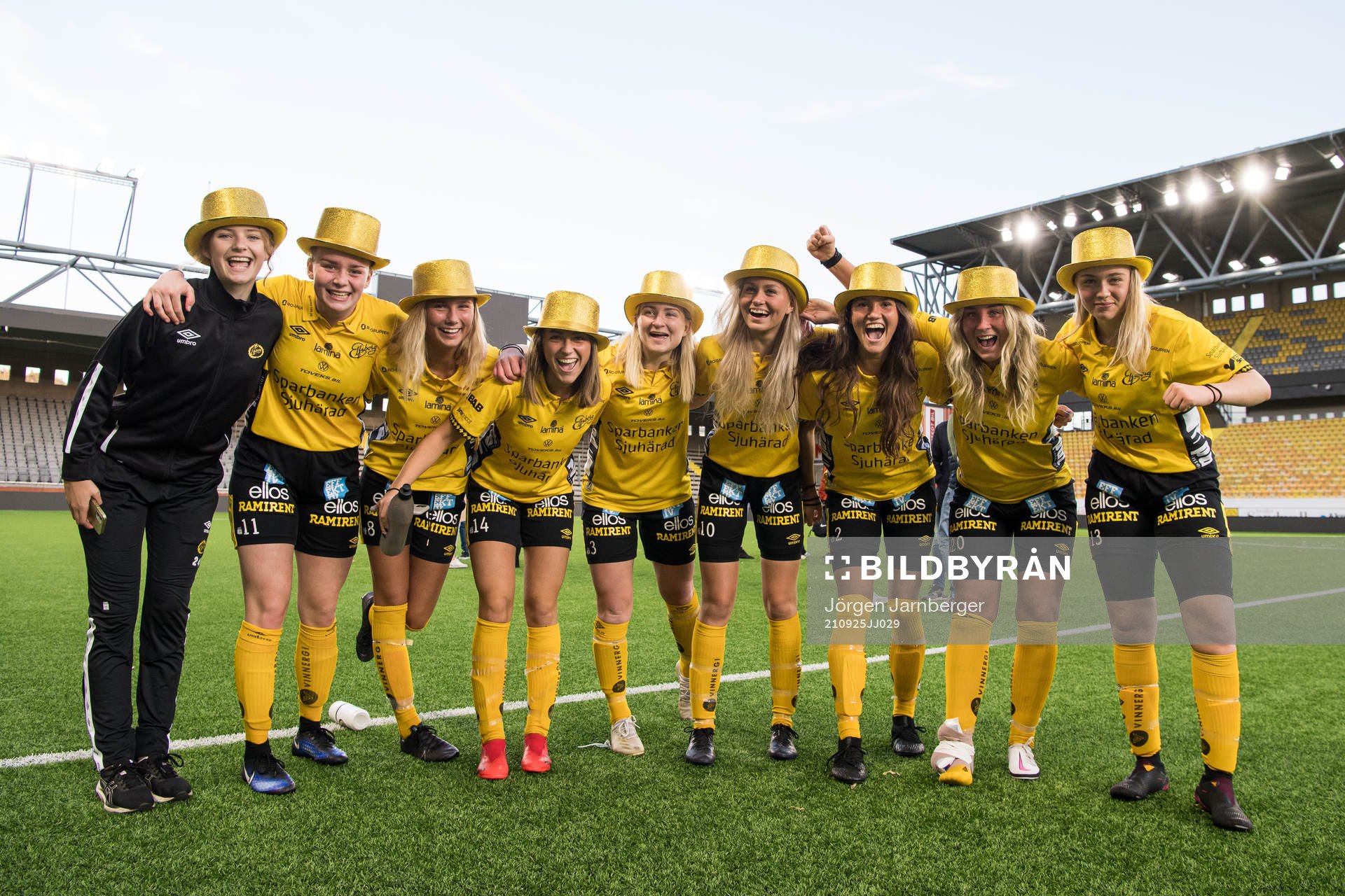 Elfsborgs Ida Backlund, Leann Nyström, Linn Sångberg,