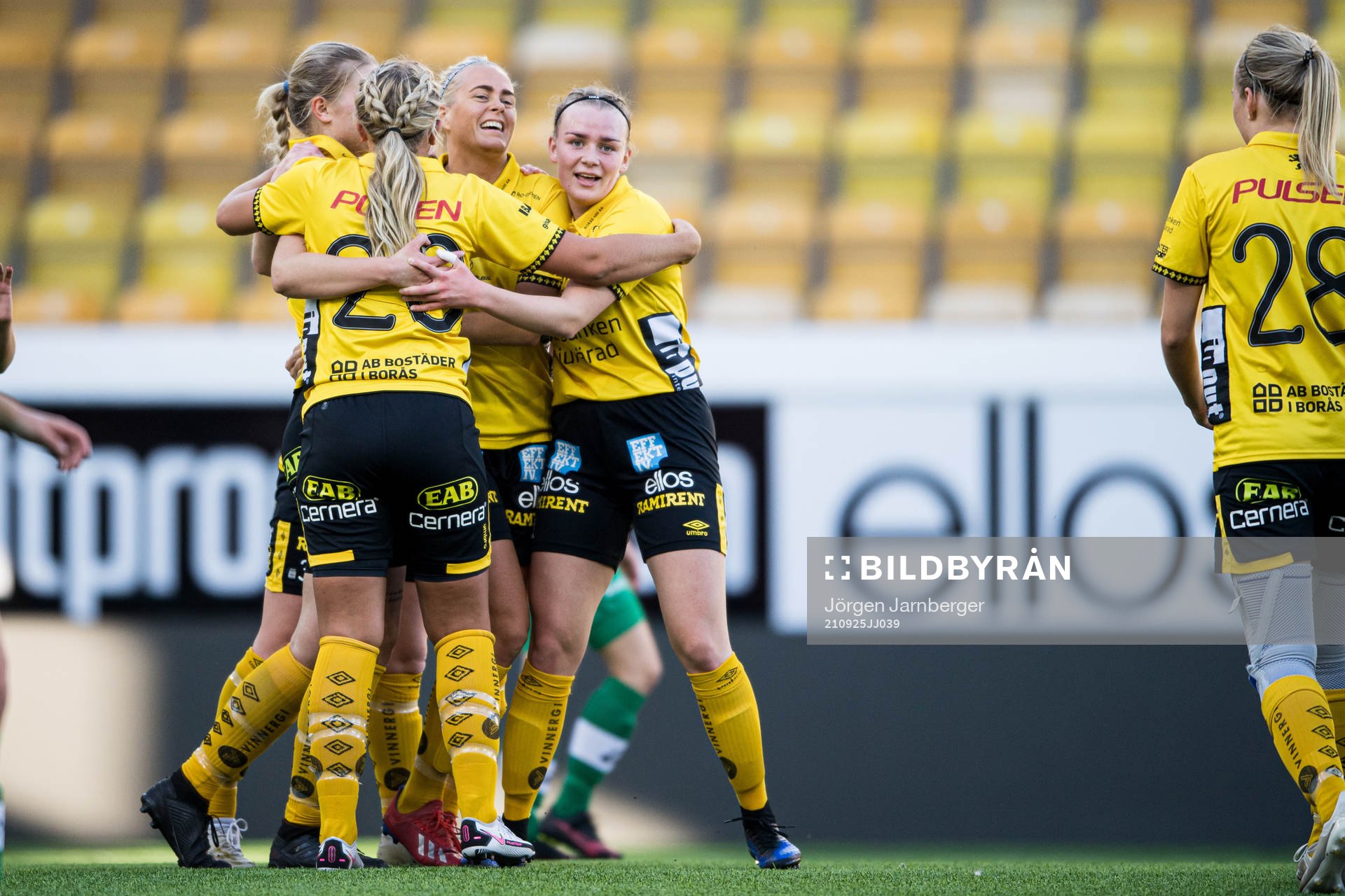Elfsborgs spelare jublar