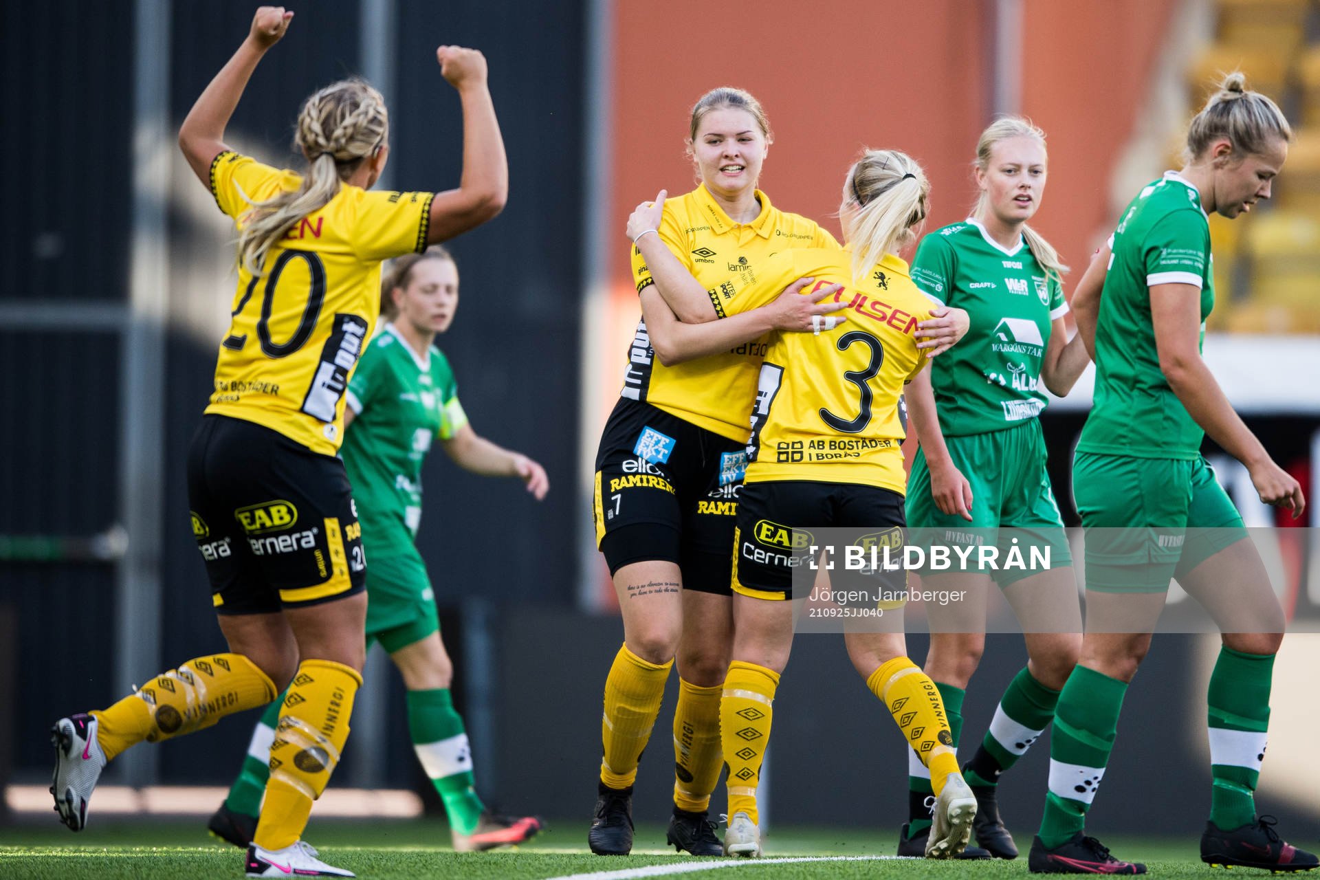 Elfsborgs Elin Dahl jublar