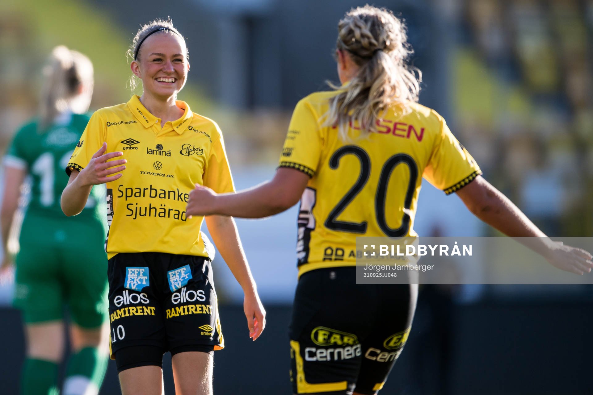 Elfsborgs Matilda Ståhlbom Karlsson jublar