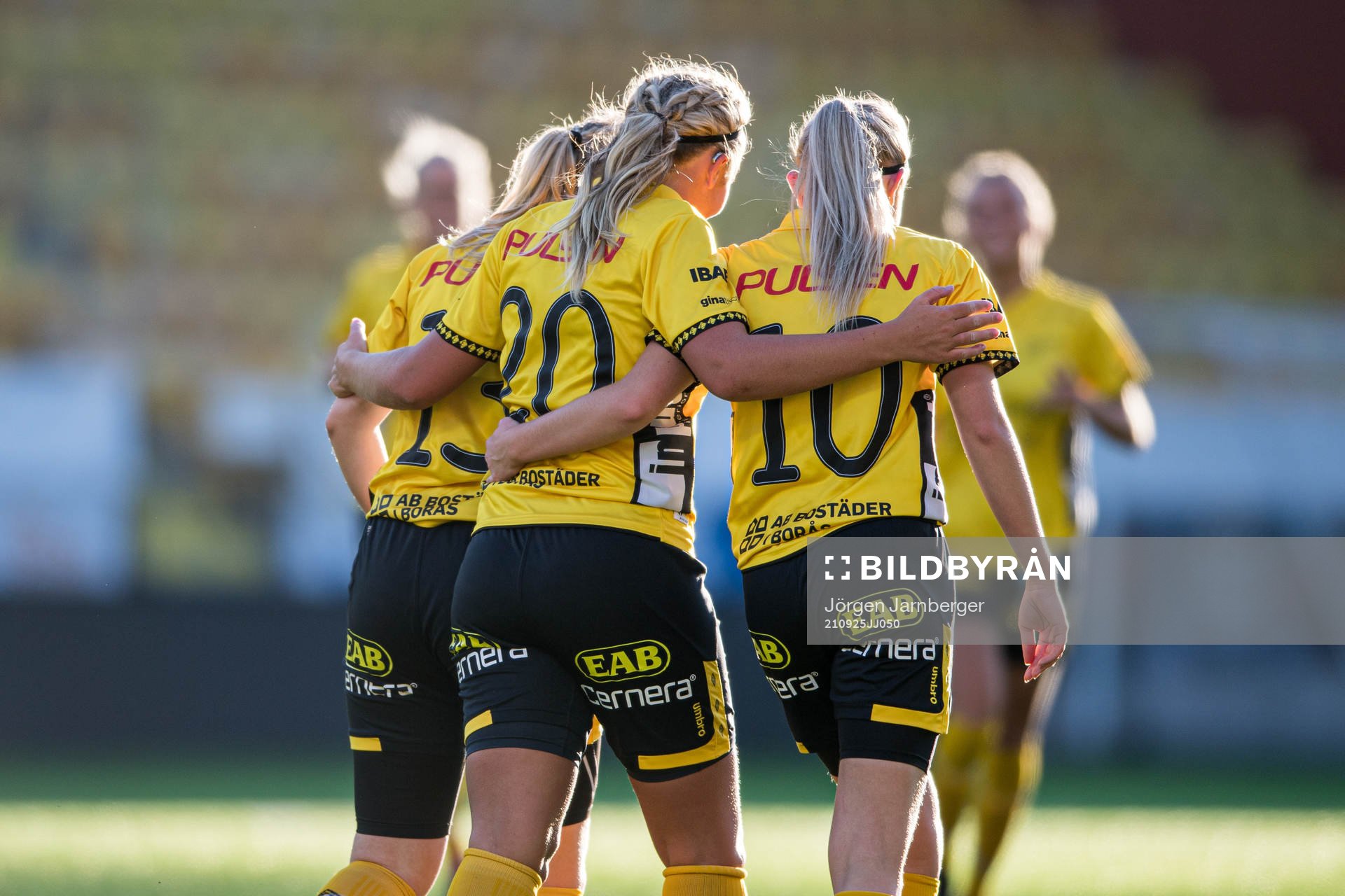 Elfsborgs Matilda Ståhlbom Karlsson, Ebba Johansson och