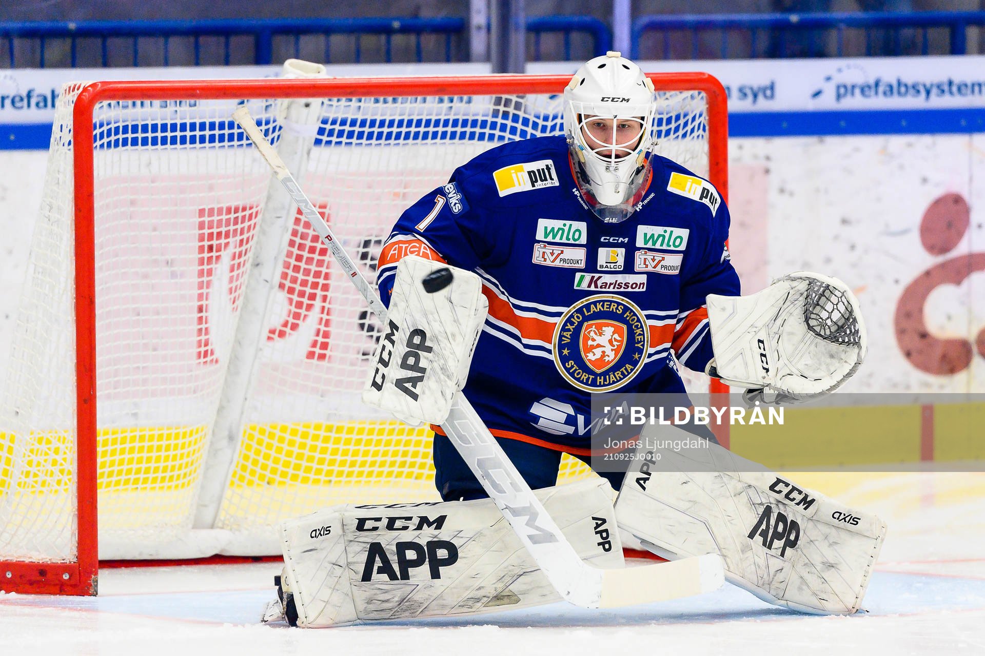 Växjös målvakt Albin Boija
