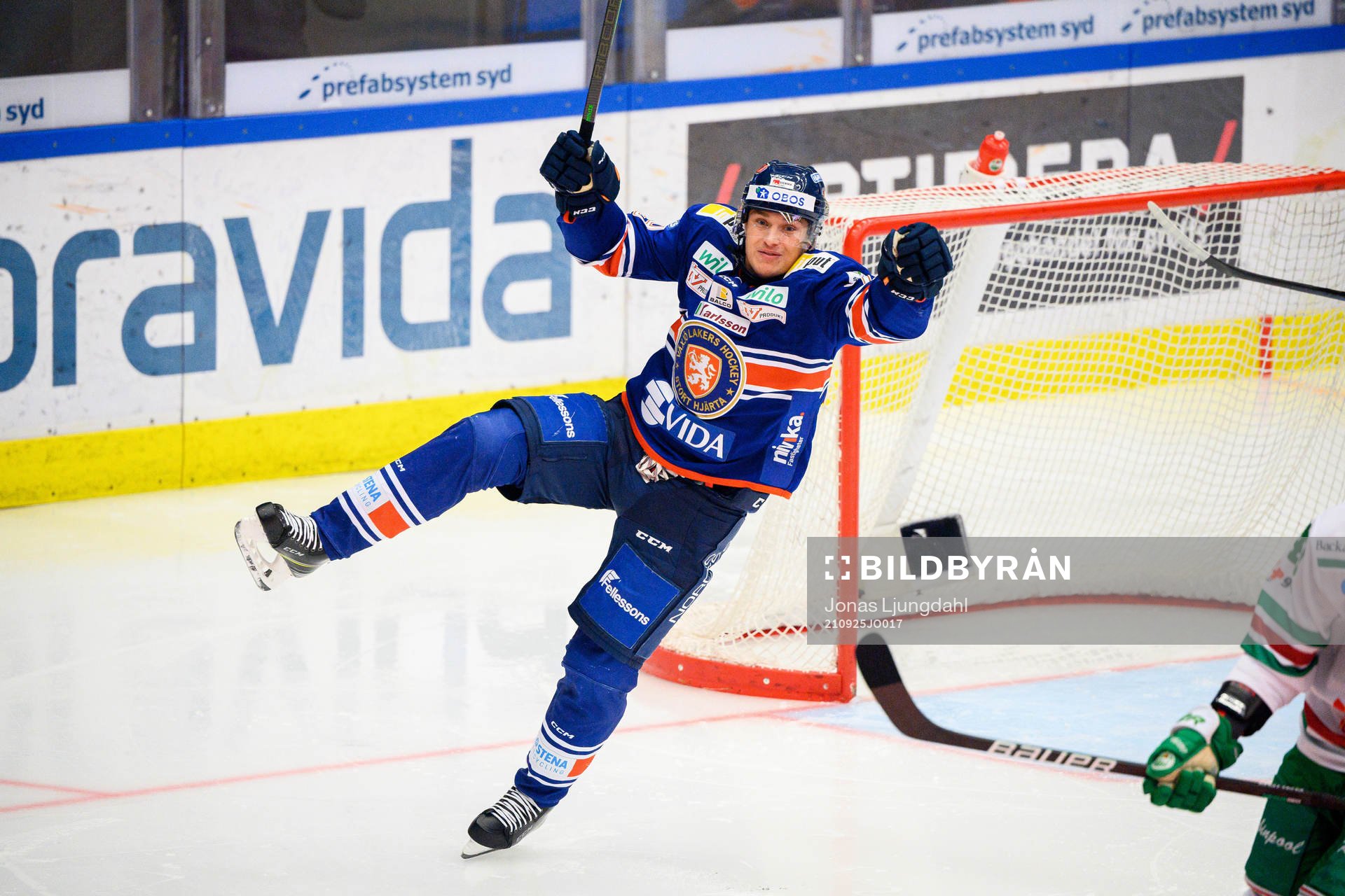 Växjös Pontus Holmberg jublar