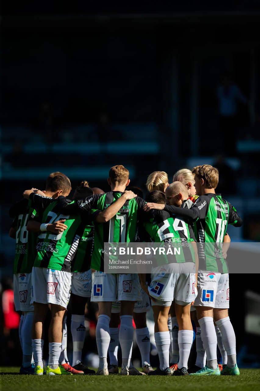 GAIS samlade innan fotbollsmatchen i Superettan mellan GAIS