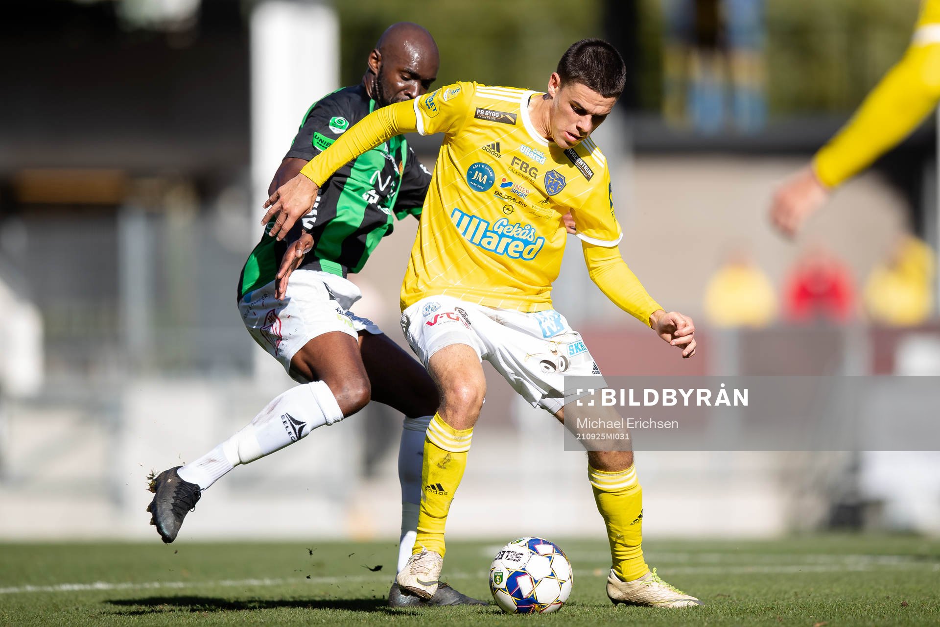 GAIS Boris Lumbana och Falkenbergs Samuel Adrian