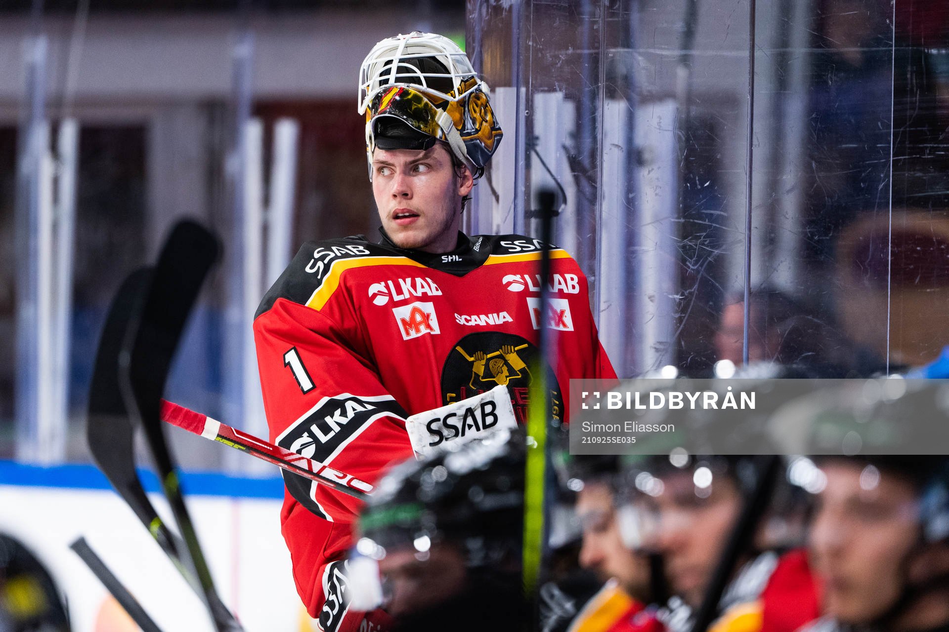 Luleås målvakt Jesper Wallstedt