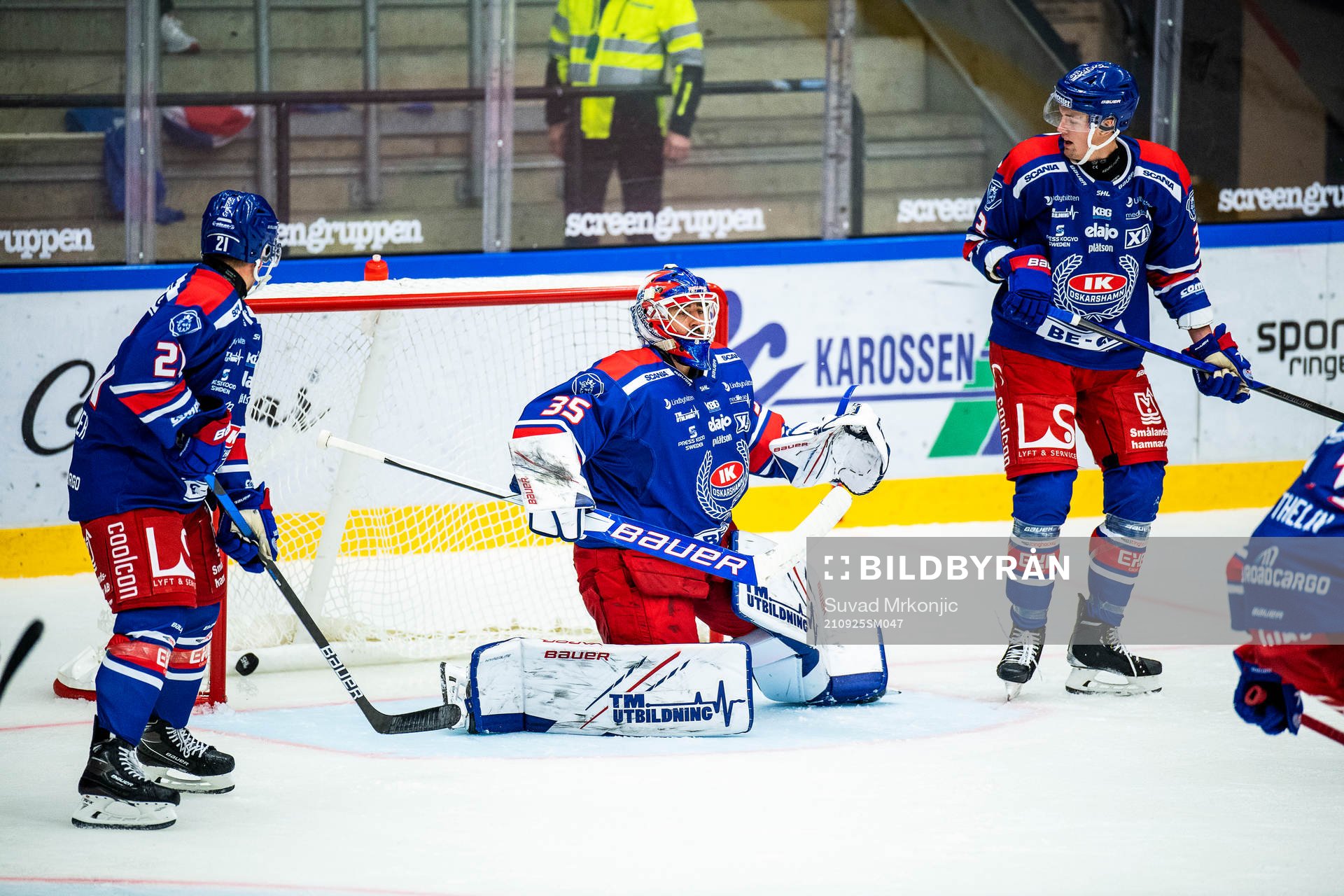 Frölundas Jens Olsson (ej i bild) gör 1-1 bakom