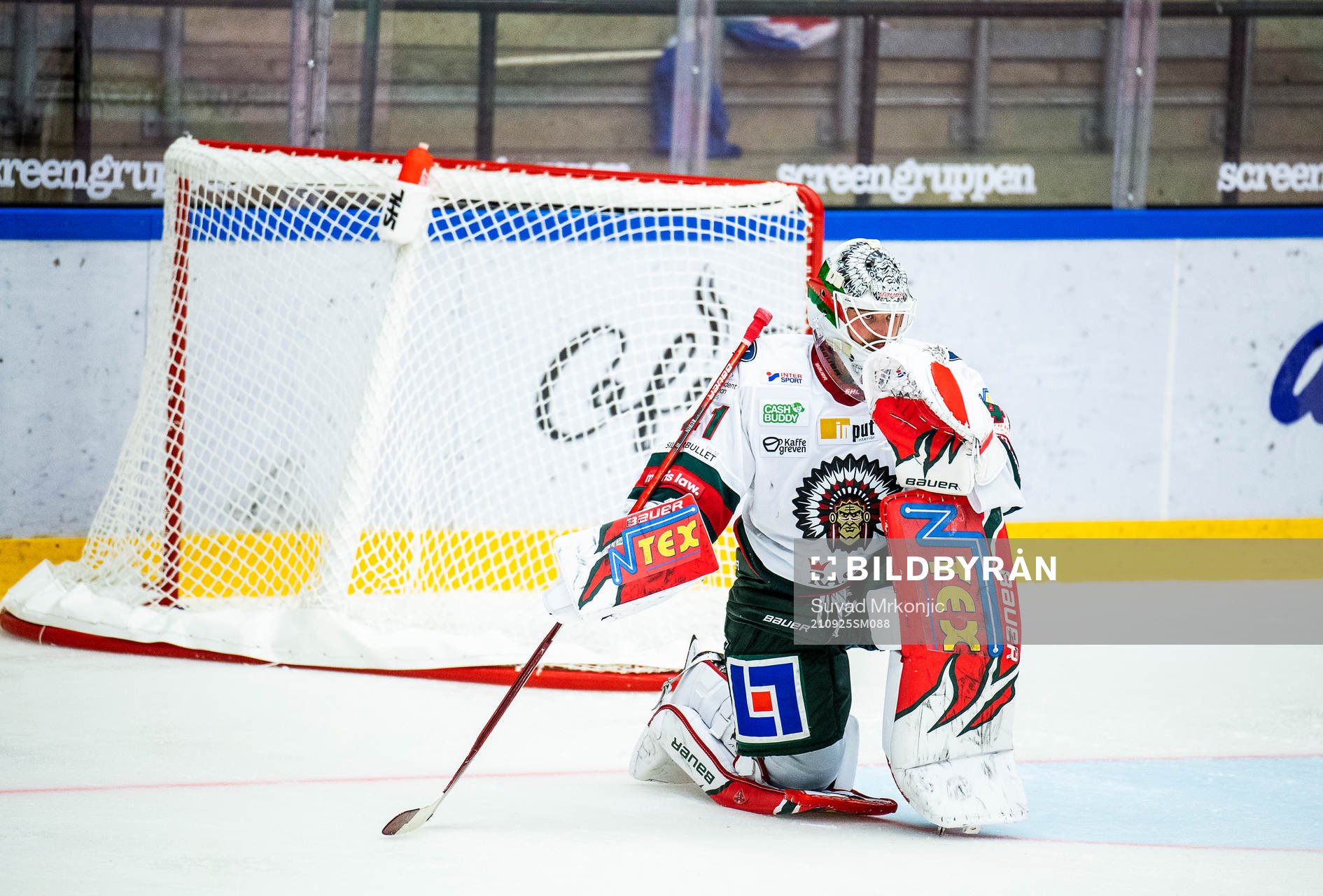 Frölundas målvakt Niklas Rubin