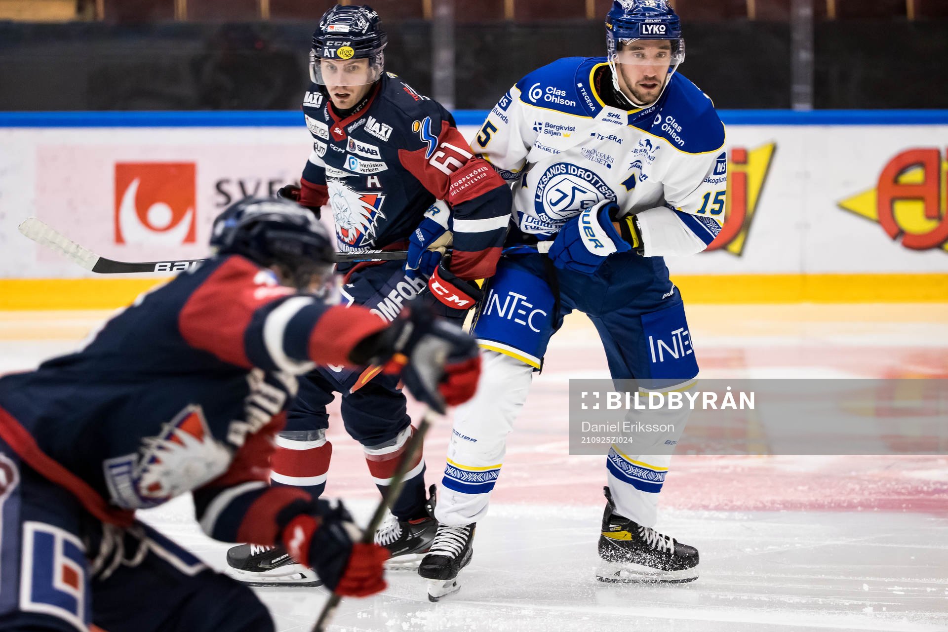 Leksands Max Veronneau och Linköpings Markus Ljungh