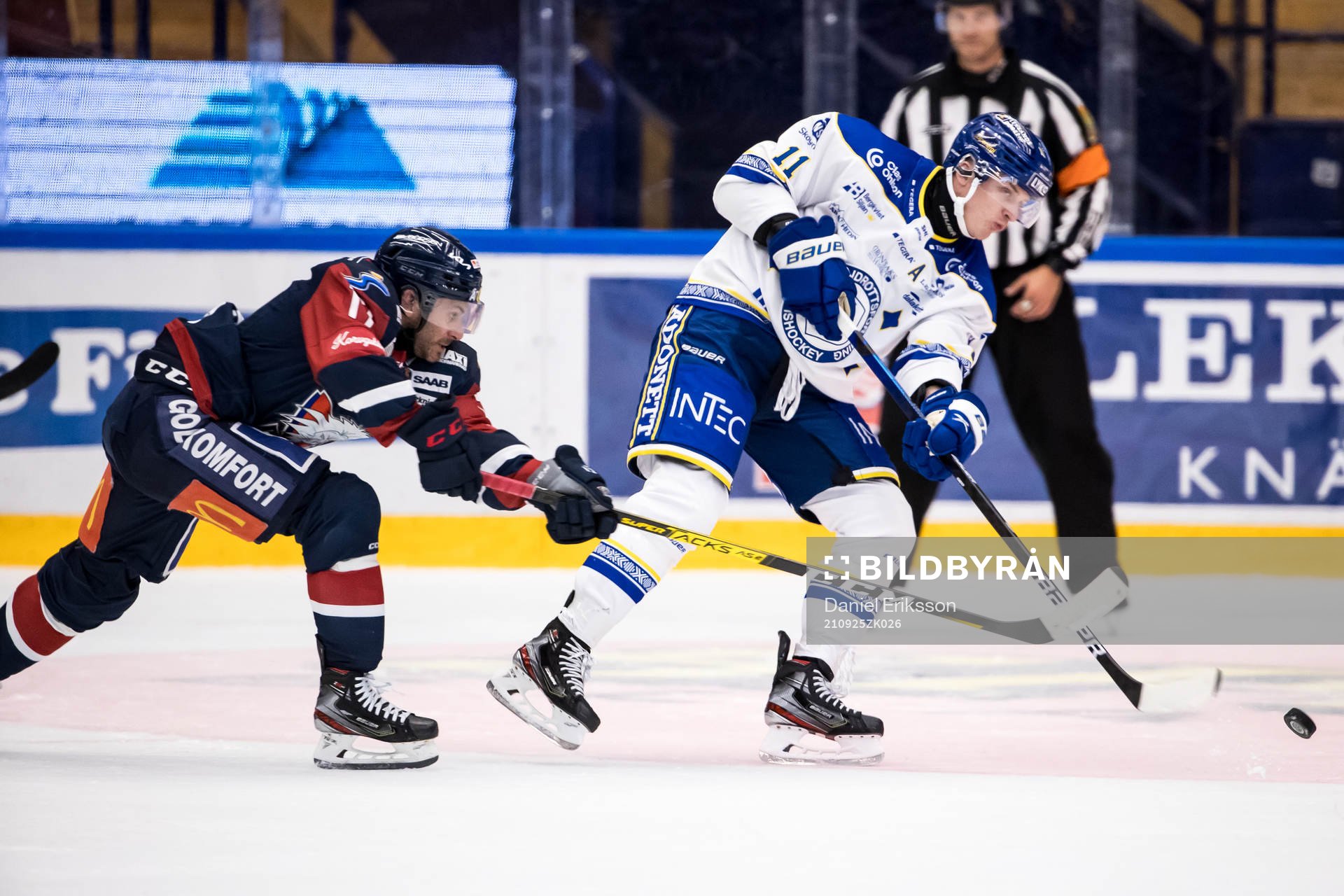 Linköpings Henrik Törnqvist och Leksands Martin Karlsson