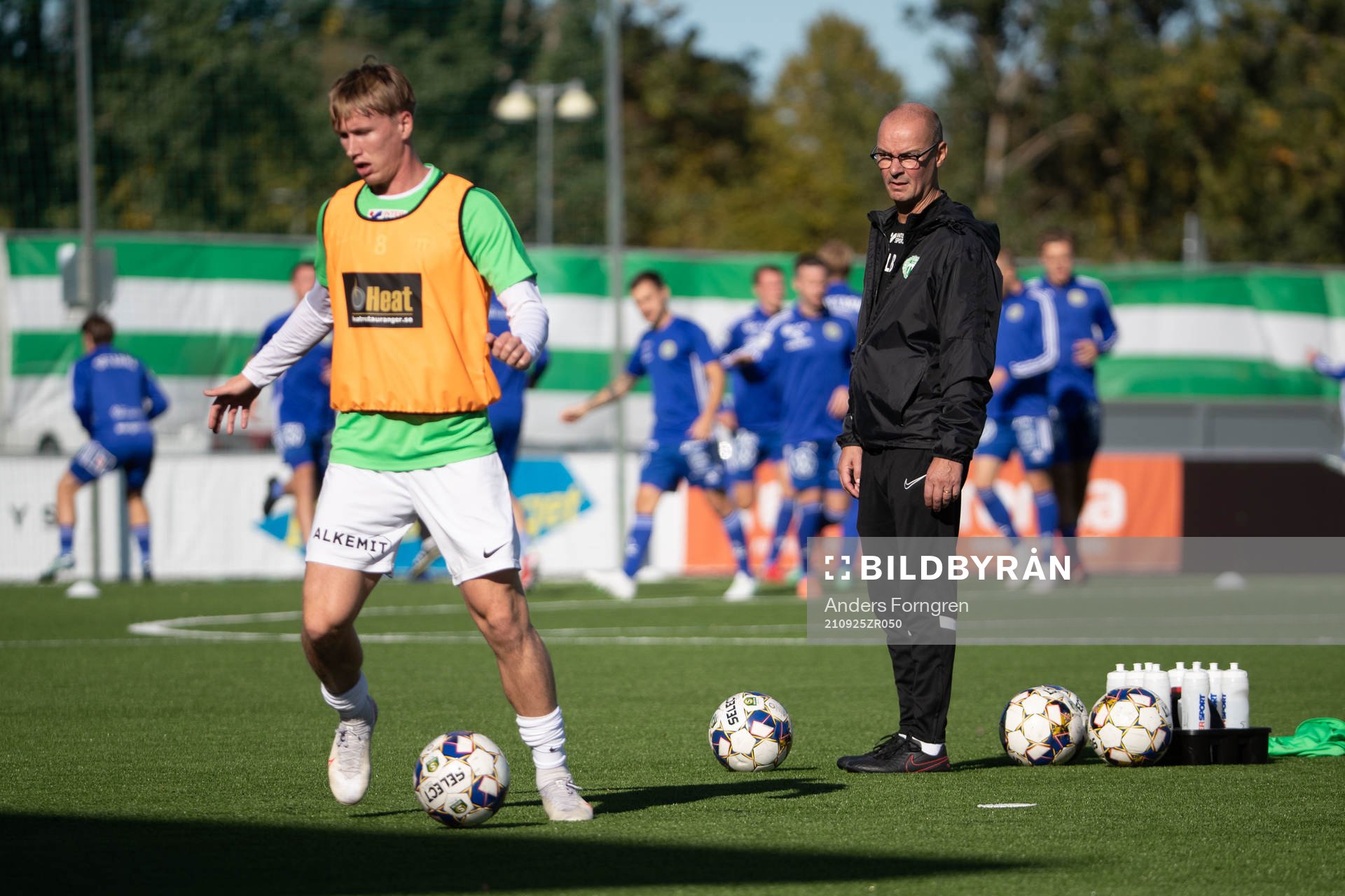 Västerås Emil Skogh innan fotbollsmatchen i Superettan