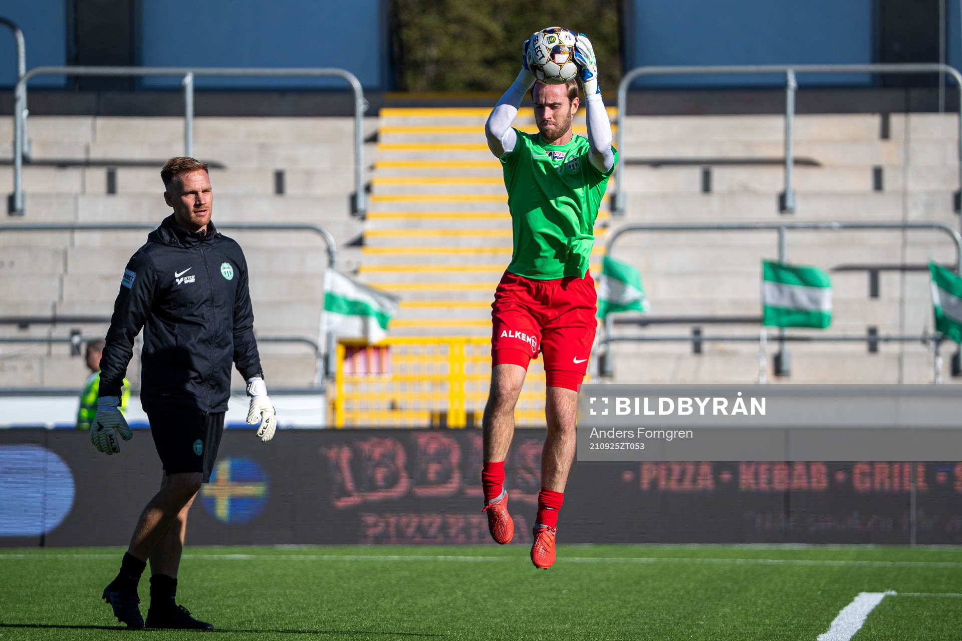 Västerås målvaktstränare Erik Biselius och Daniel