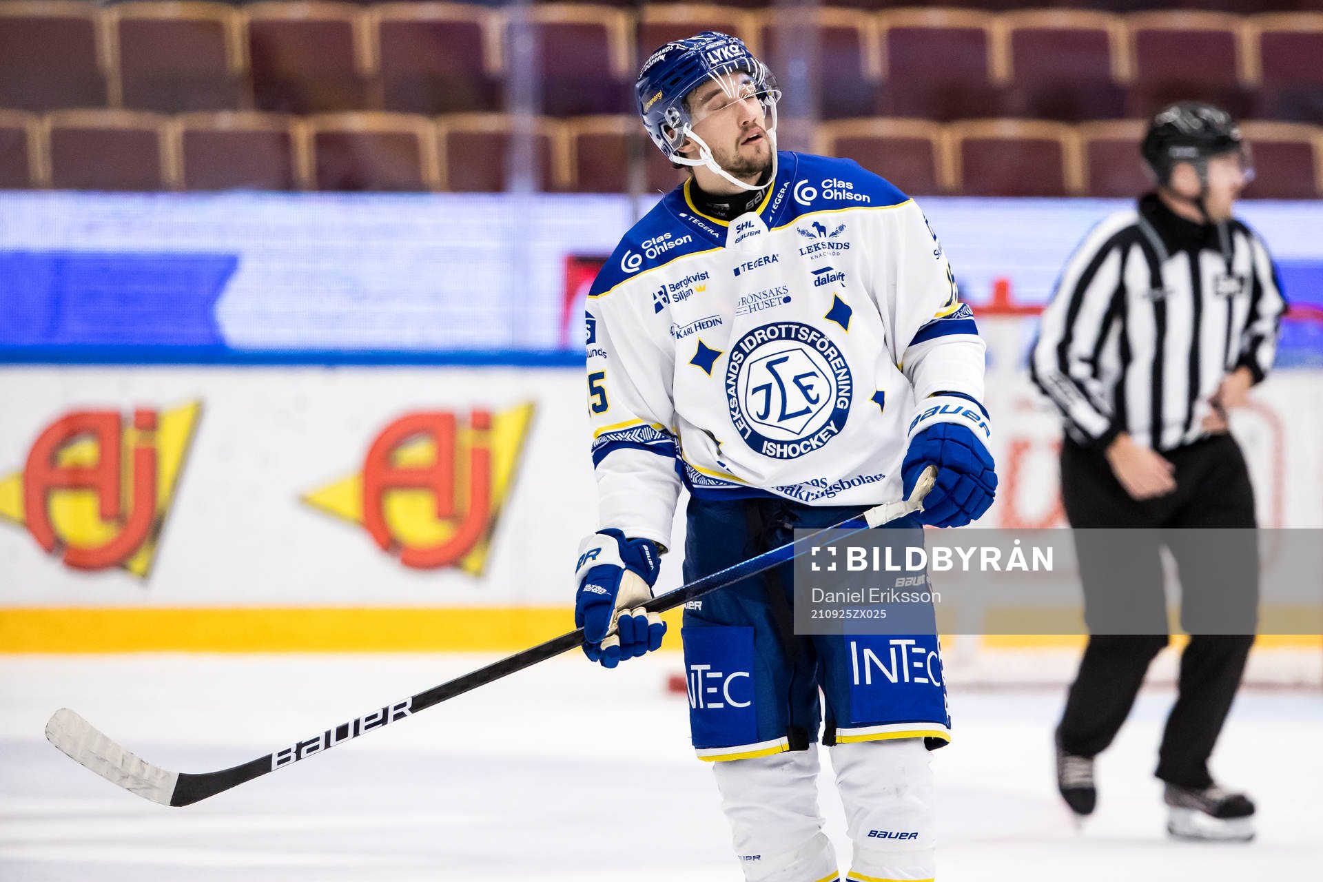 Leksands Max Veronneau deppar