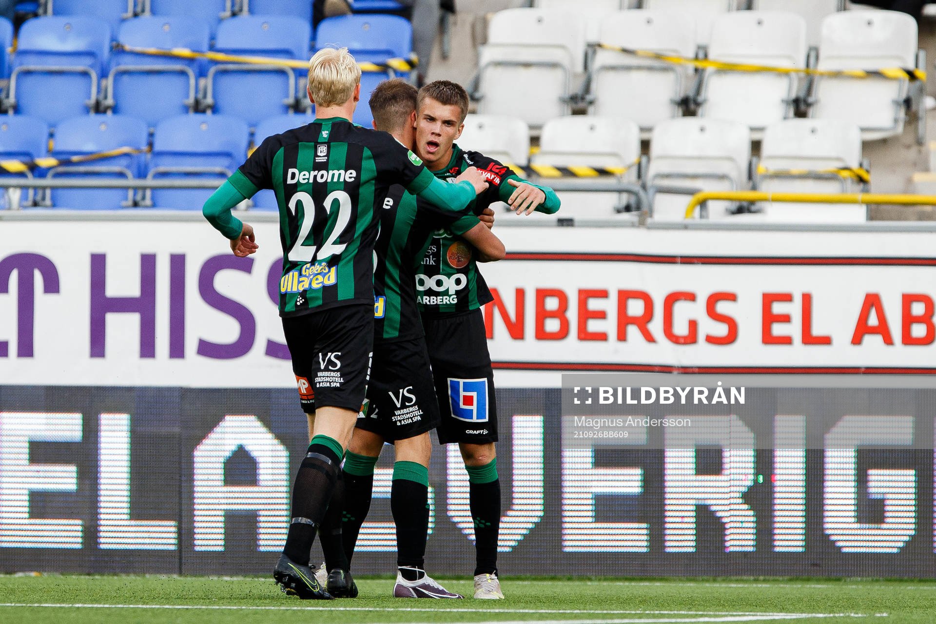 Varbergs Victor Karlsson jublar