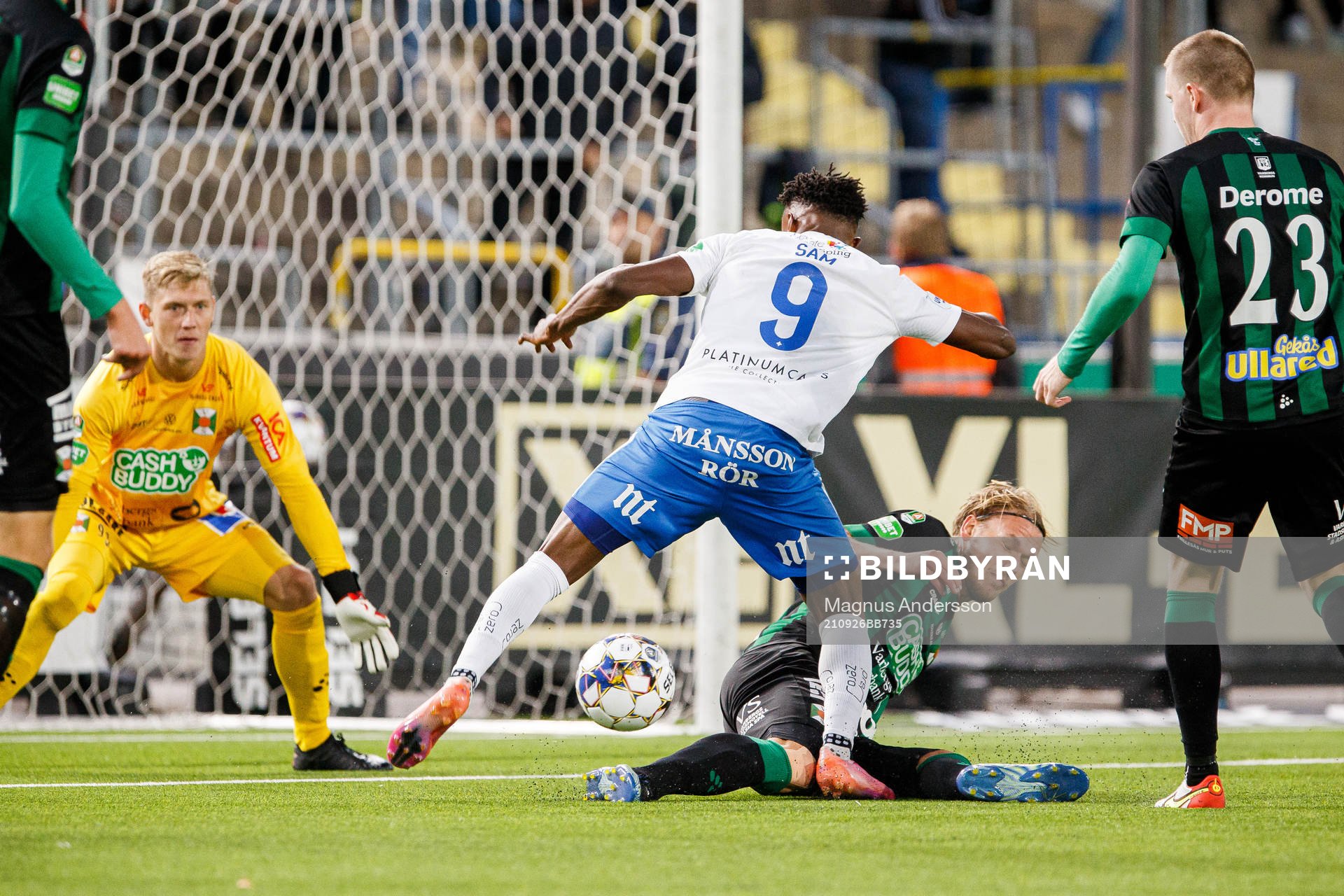 Varbergs Hampus Zachrisson och IFK Norrköpings Samuel