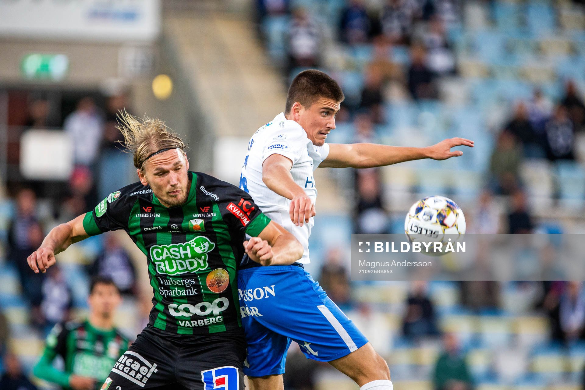 Varbergs Hampus Zachrisson och IFK Norrköpings Carl Björk