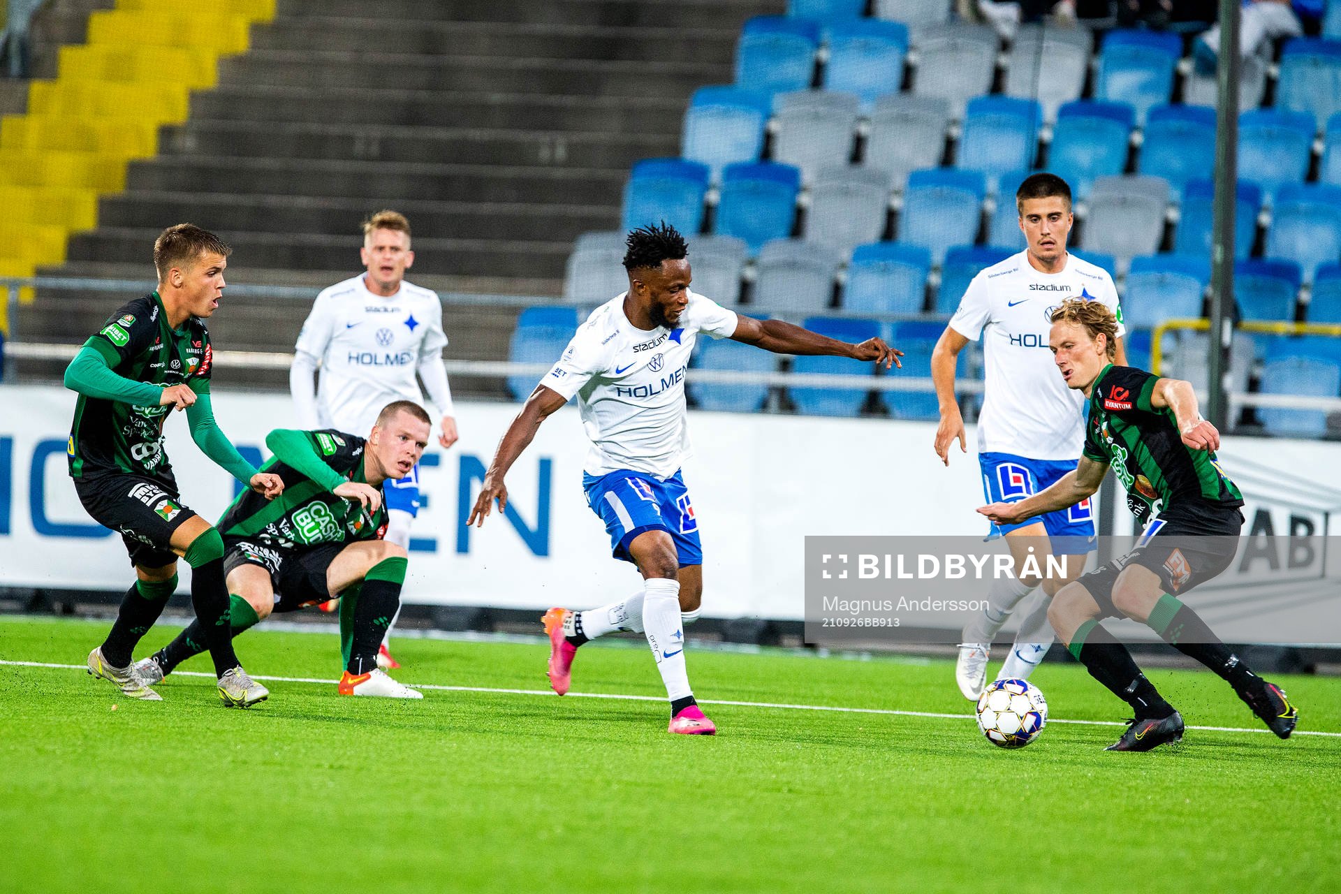 IFK Norrköpings Samuel Adegbenro oroar Varbergs försvar