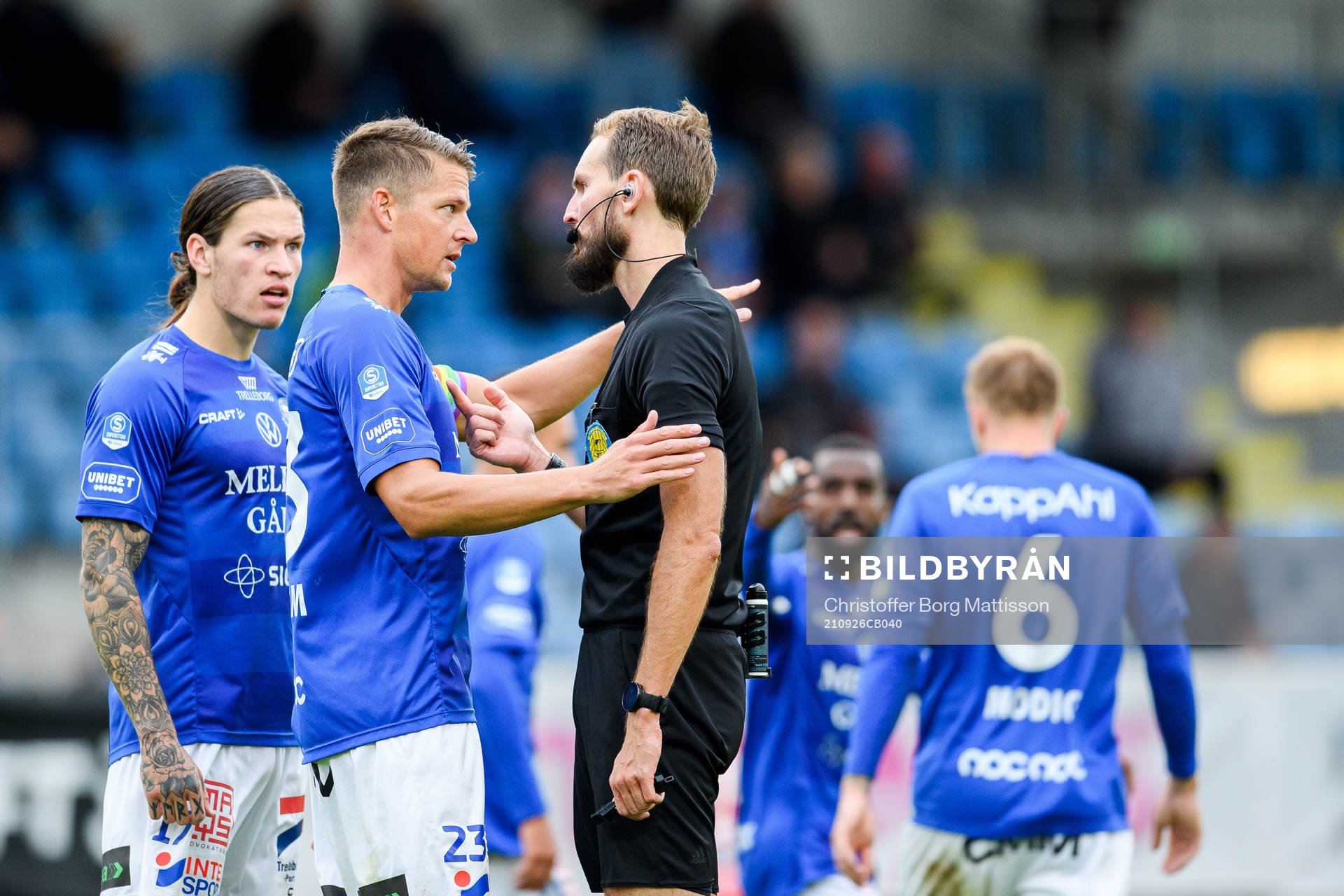 Trelleborgs Isak Jönsson och Fredrik Liverstam i samtal