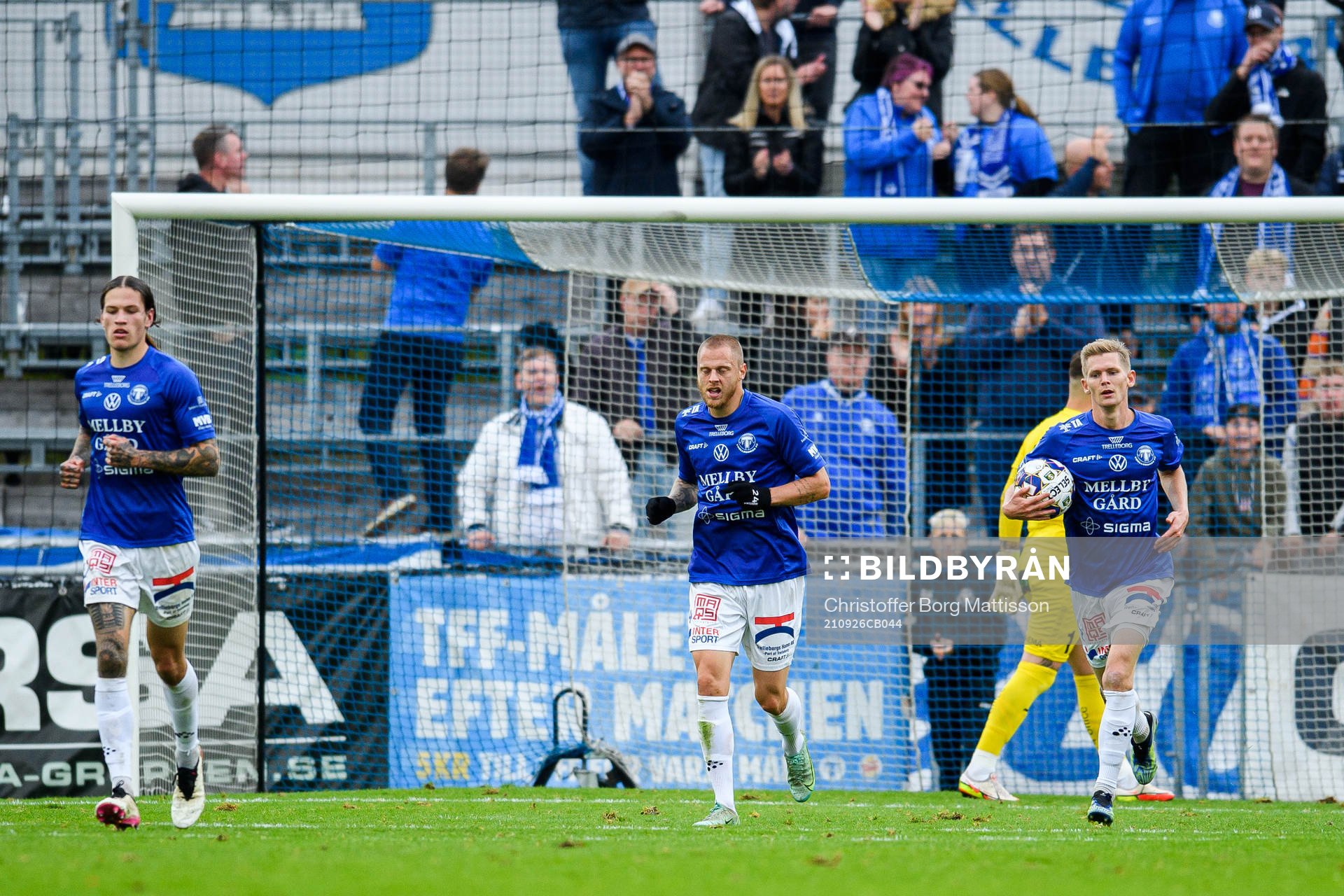 Trelleborgs spelare jublar