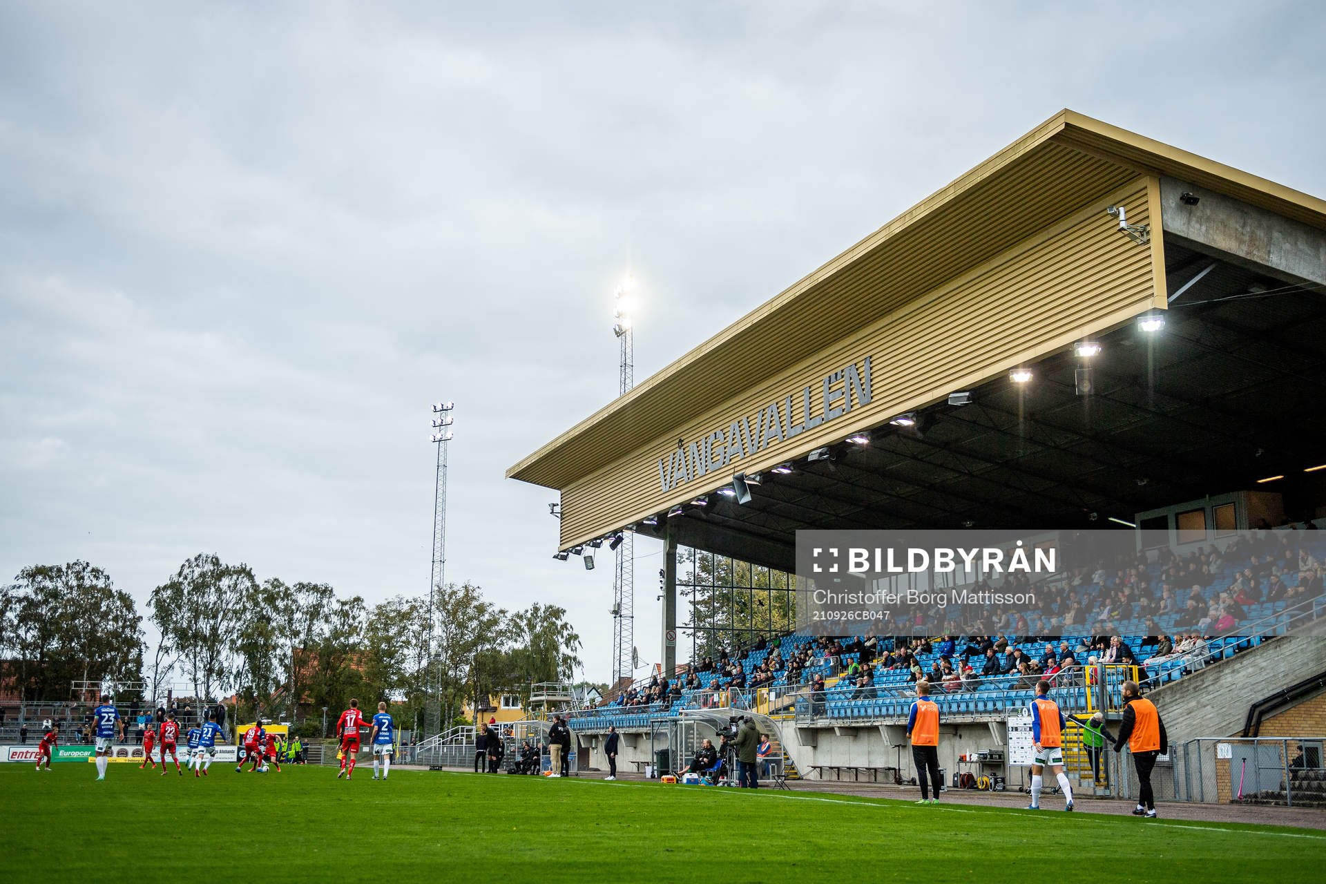 Interiör vy över Vångavallen