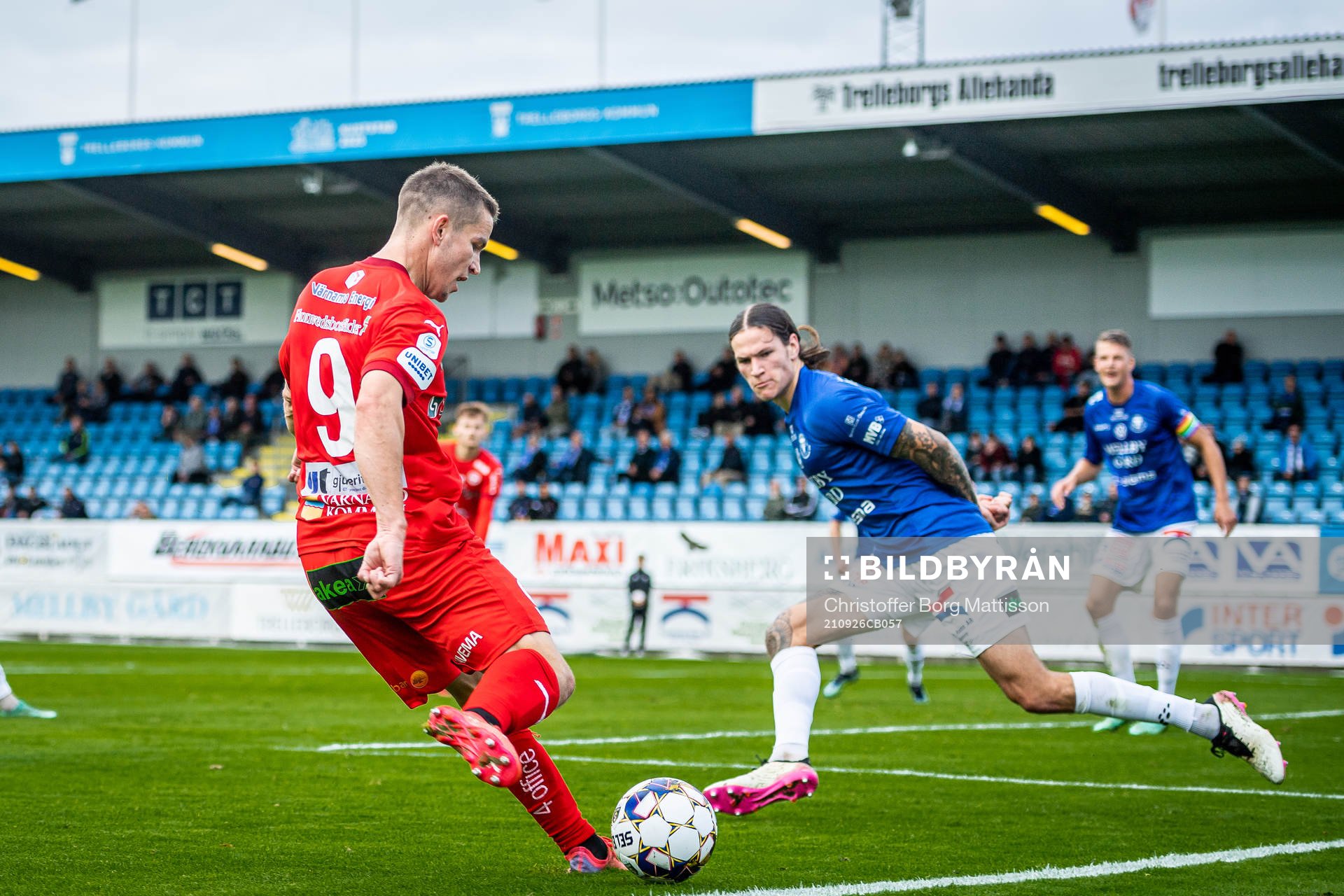 Värnamos Oscar Johansson och Trelleborgs Isak Jönsson