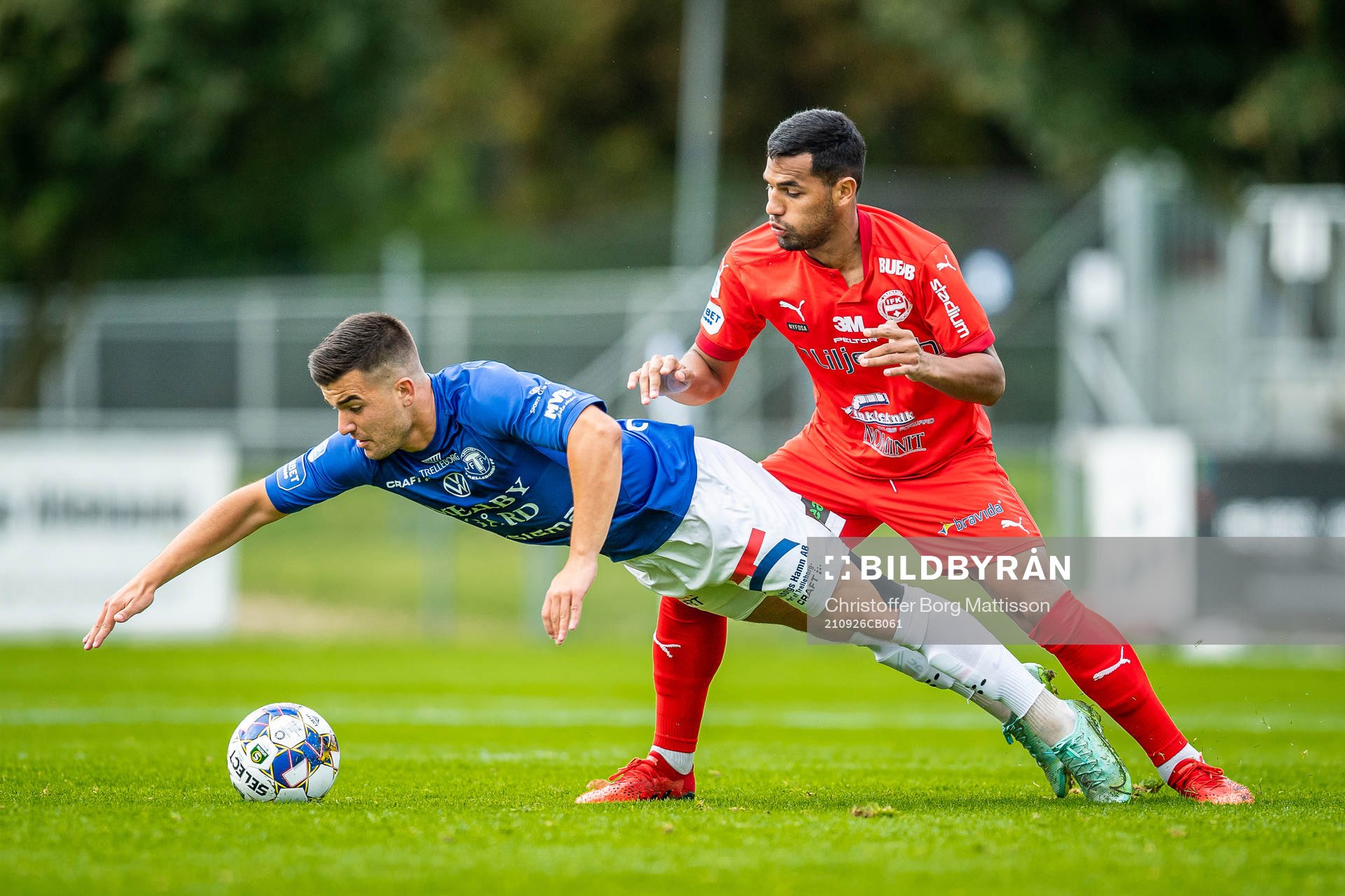 Trelleborgs Haris Brkic och Värnamos Wenderson Oliveira do