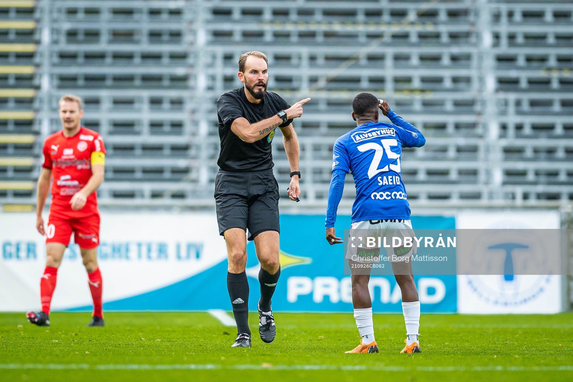 domare Andreas Dufva-Johansson i samtal med Trelleborgs