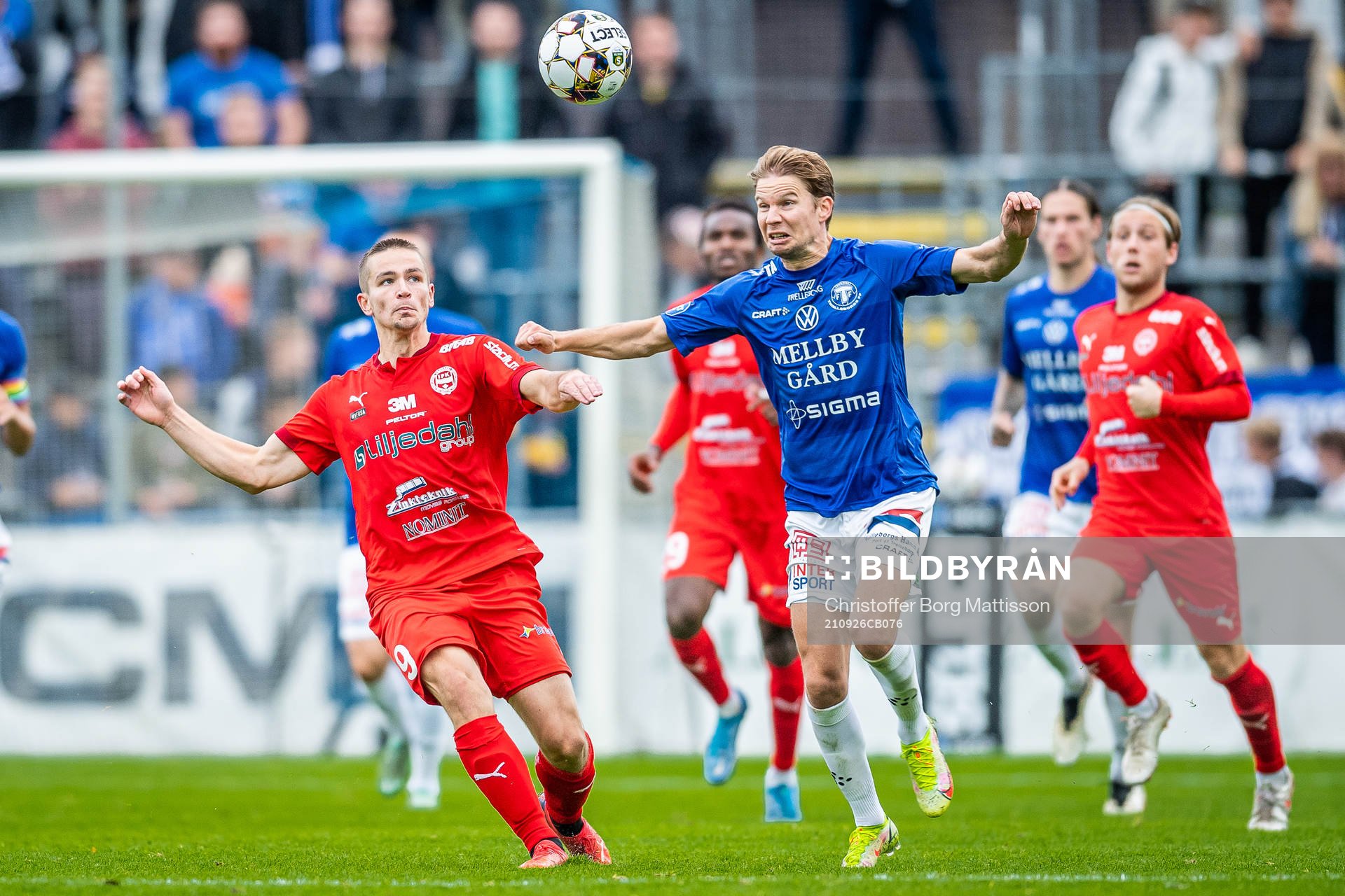 Värnamos Oscar Johansson och Trelleborgs Johan Blomberg