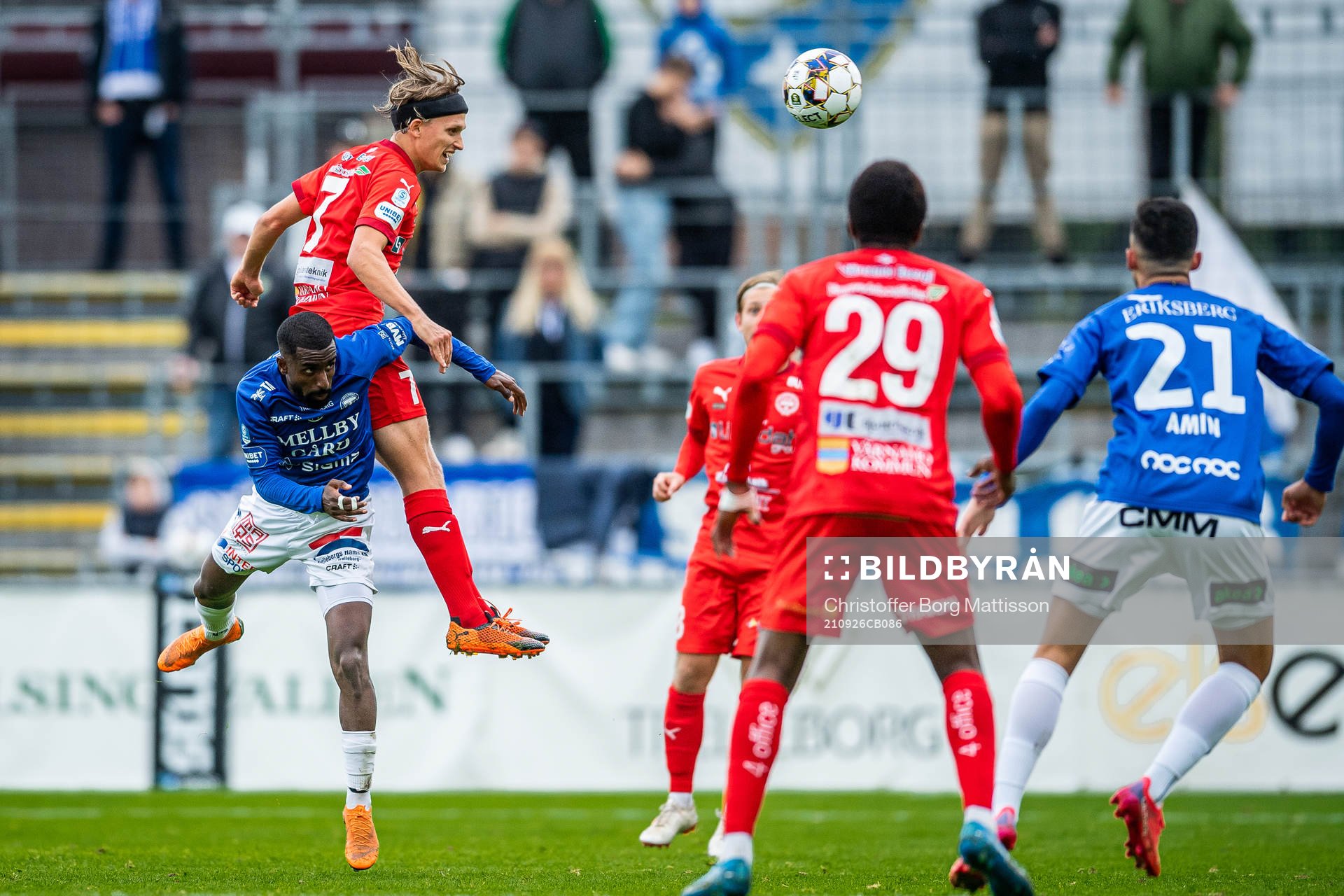 Trelleborgs Mohammed Khalid Saeid och Värnamos Charlie