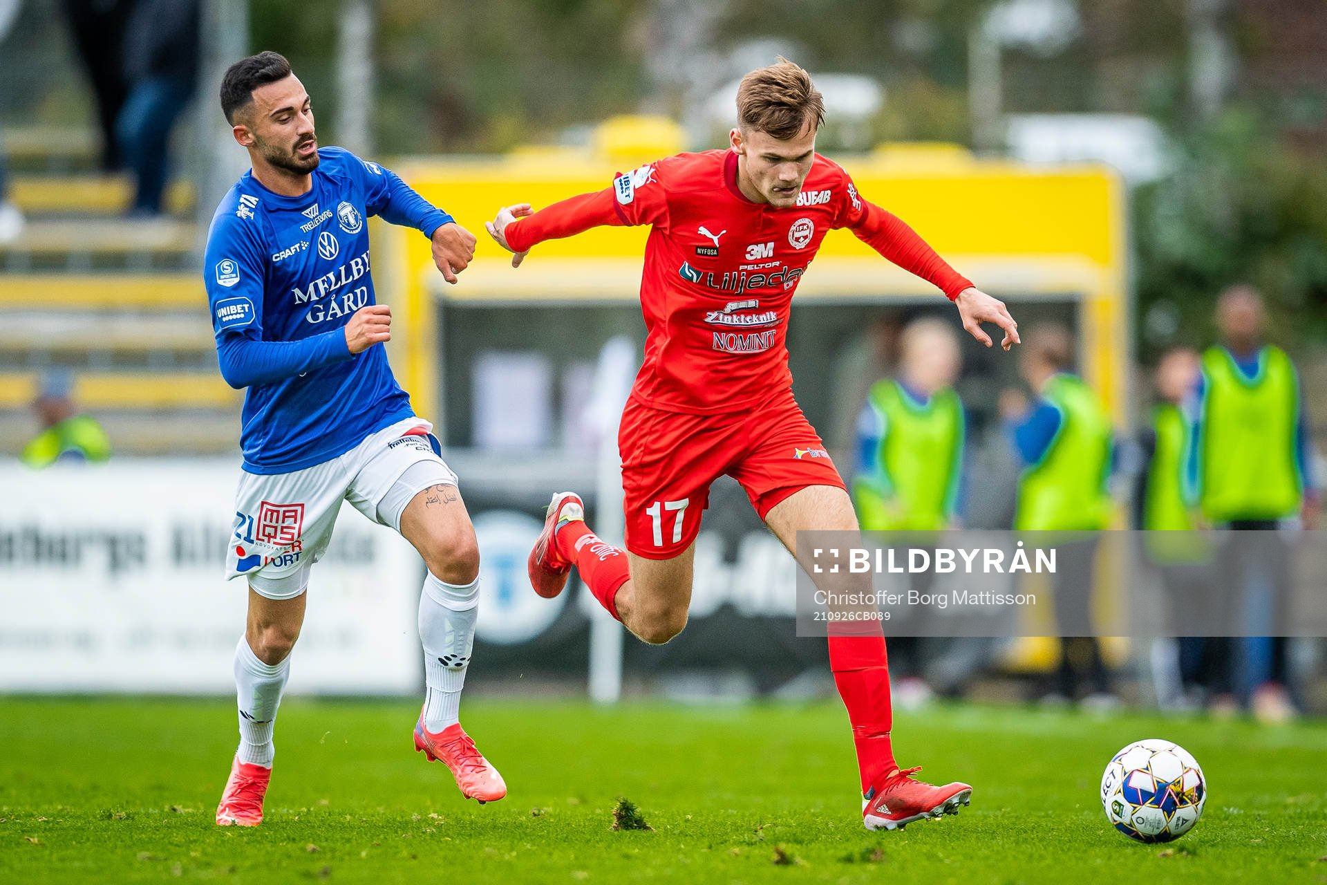 Trelleborgs Simon Amin och Värnamos Oscar Uddenäs