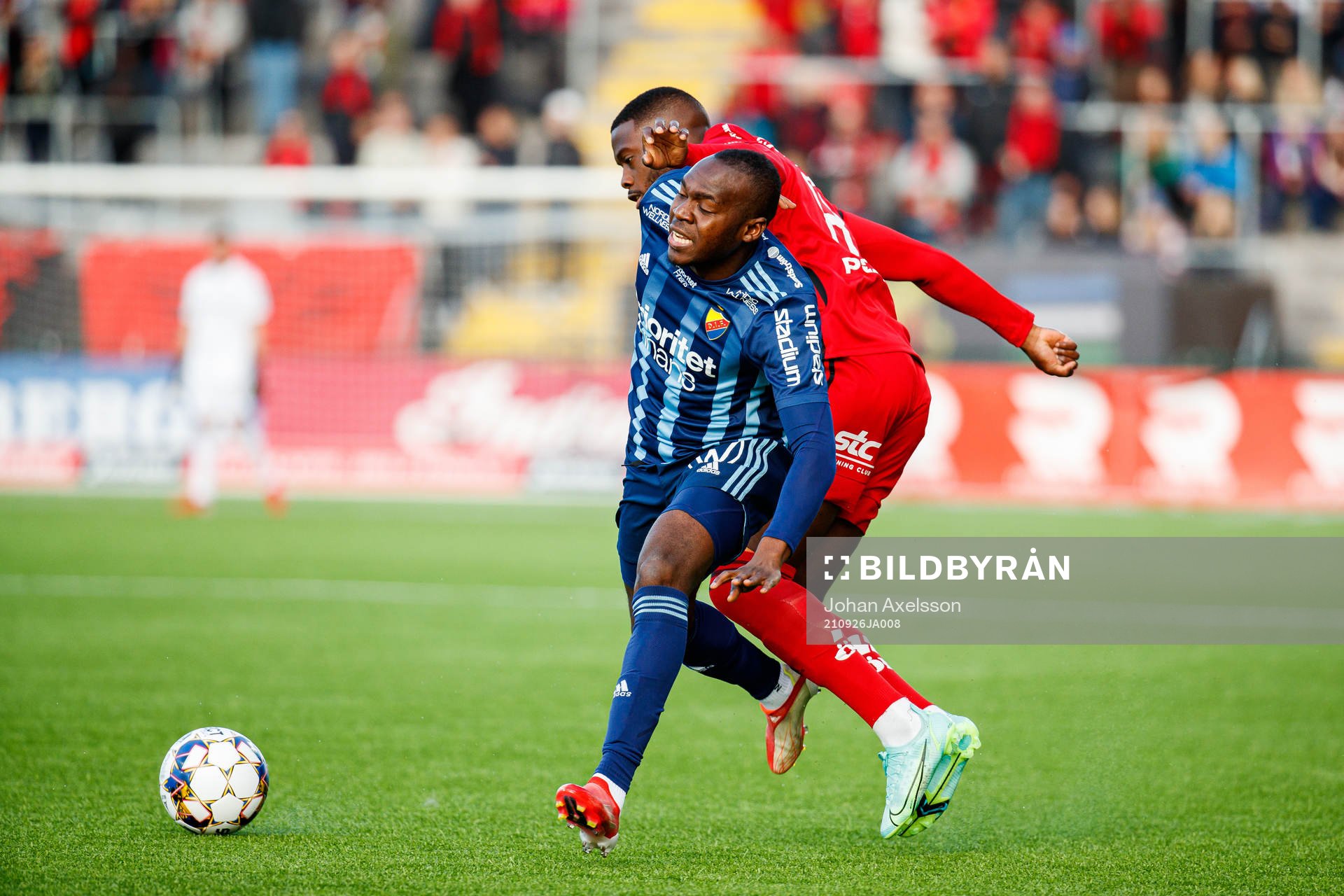 Djurgårdens Edward Chilufya och Östersunds Isak