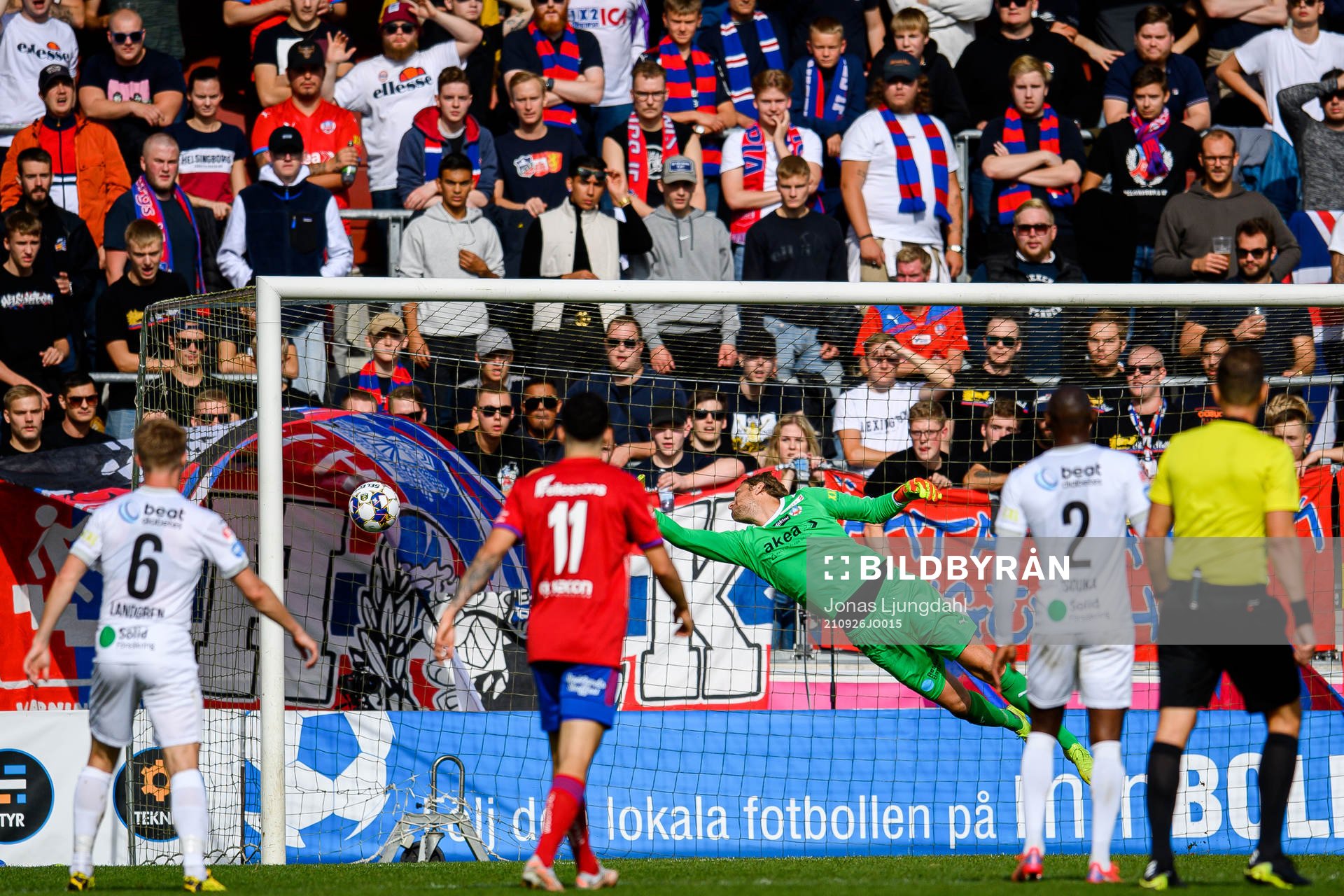 under fotbollsmatchen i Superettan mellan Öster och