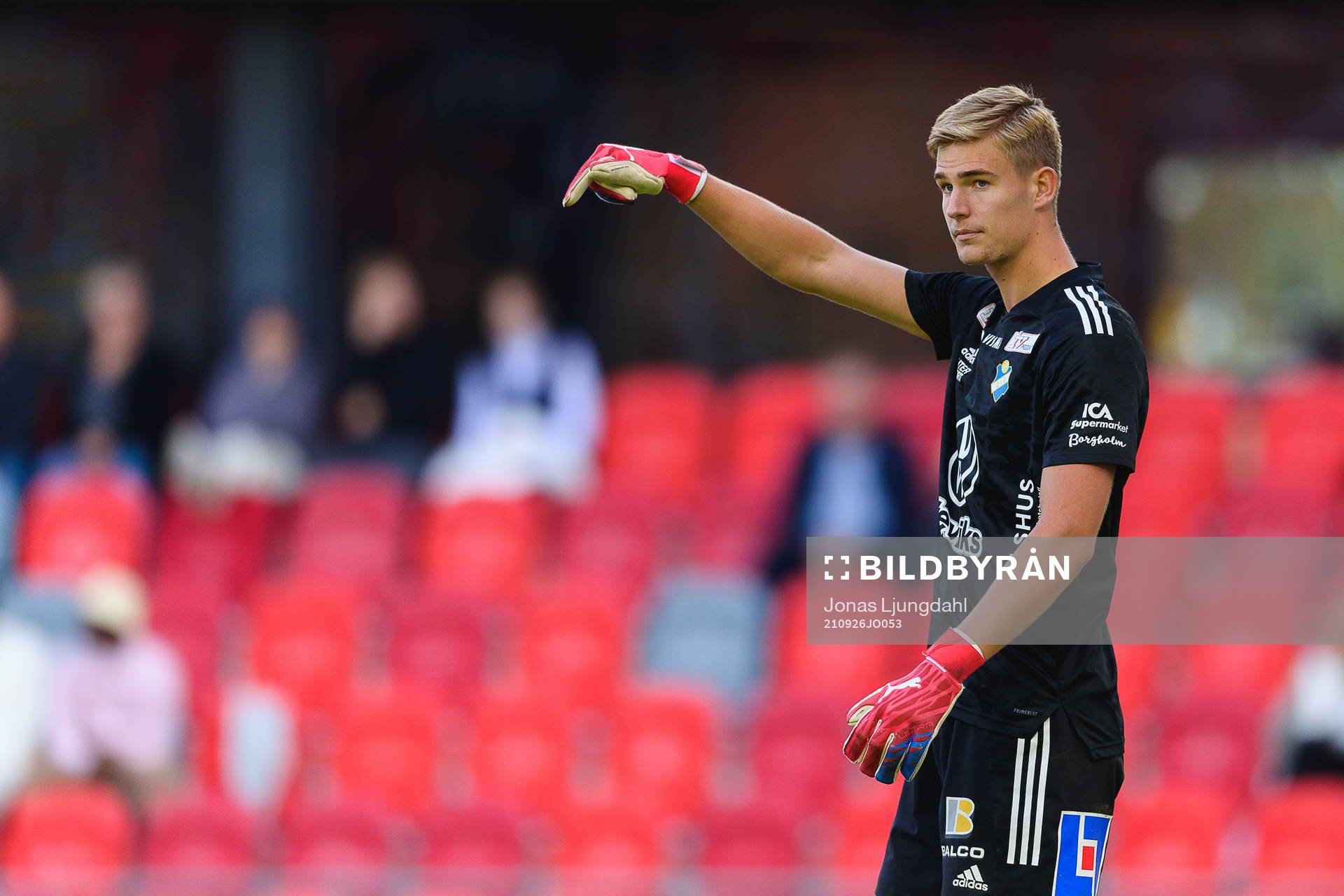 Östers målvakt Mathias Nilsson