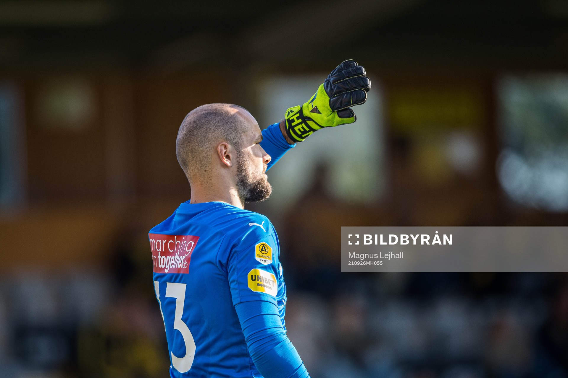 Mjällbys målvakt Carl-Johan Eriksson