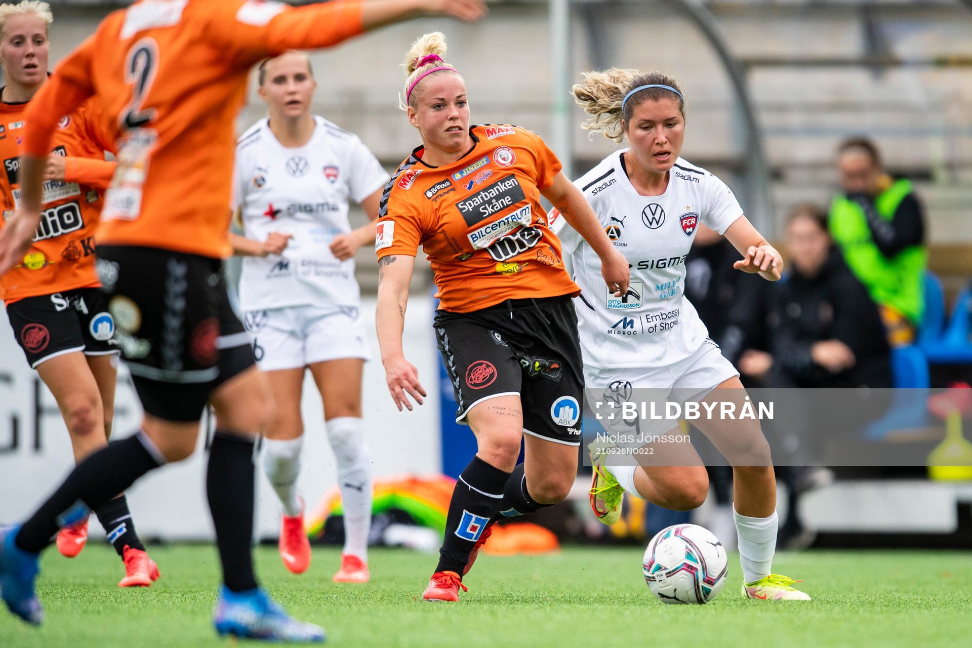 Kristianstads Therese Sessy Åsland och Rosengårds Loreta