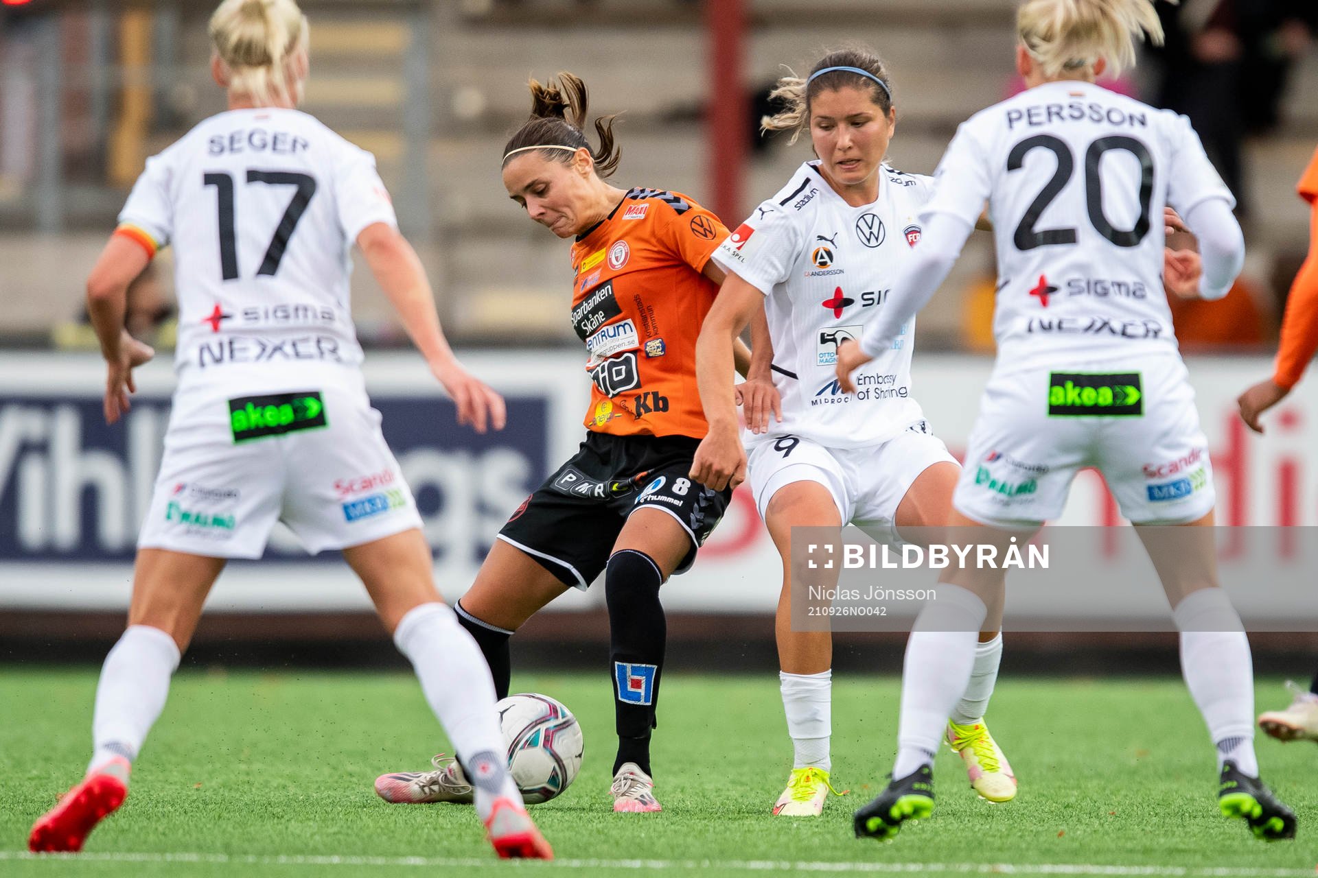 Kristianstads Alice Nilsson och Rosengårds Loreta Kullashi